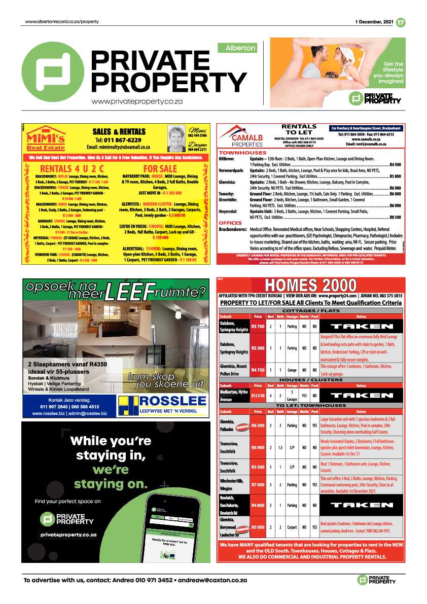 Alberton Record 1 December 2021 page 19