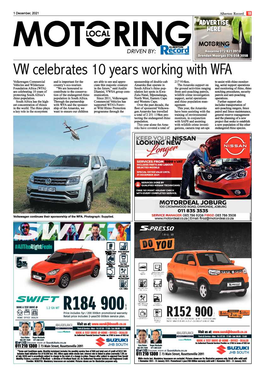 Alberton Record 1 December 2021 page 21