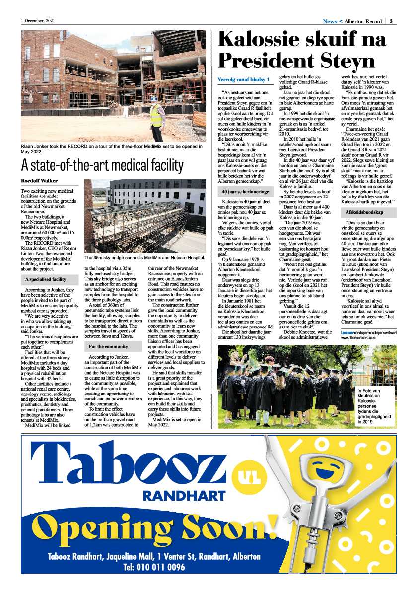 Alberton Record 1 December 2021 page 5
