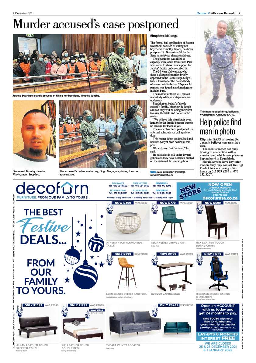 Alberton Record 1 December 2021 page 9