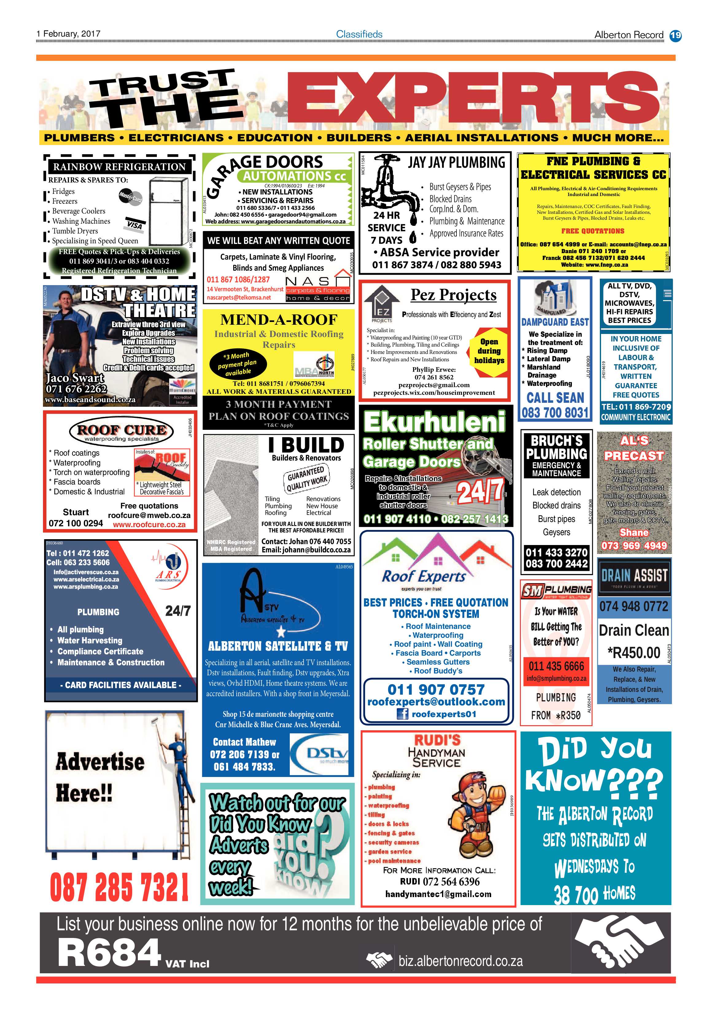 Alberton Record 1 Feburary 2017 page 19