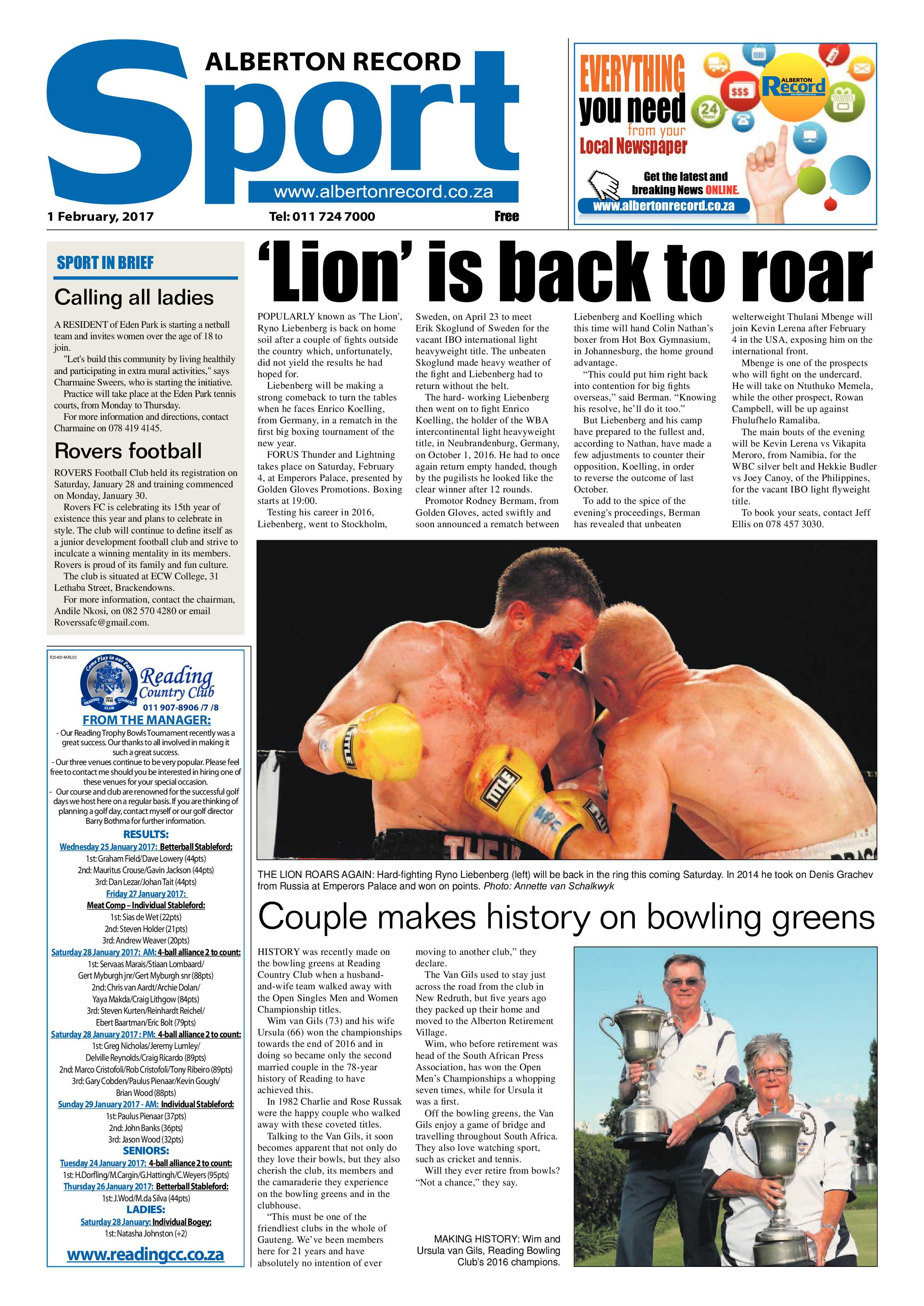 Alberton Record 1 Feburary 2017 page 24