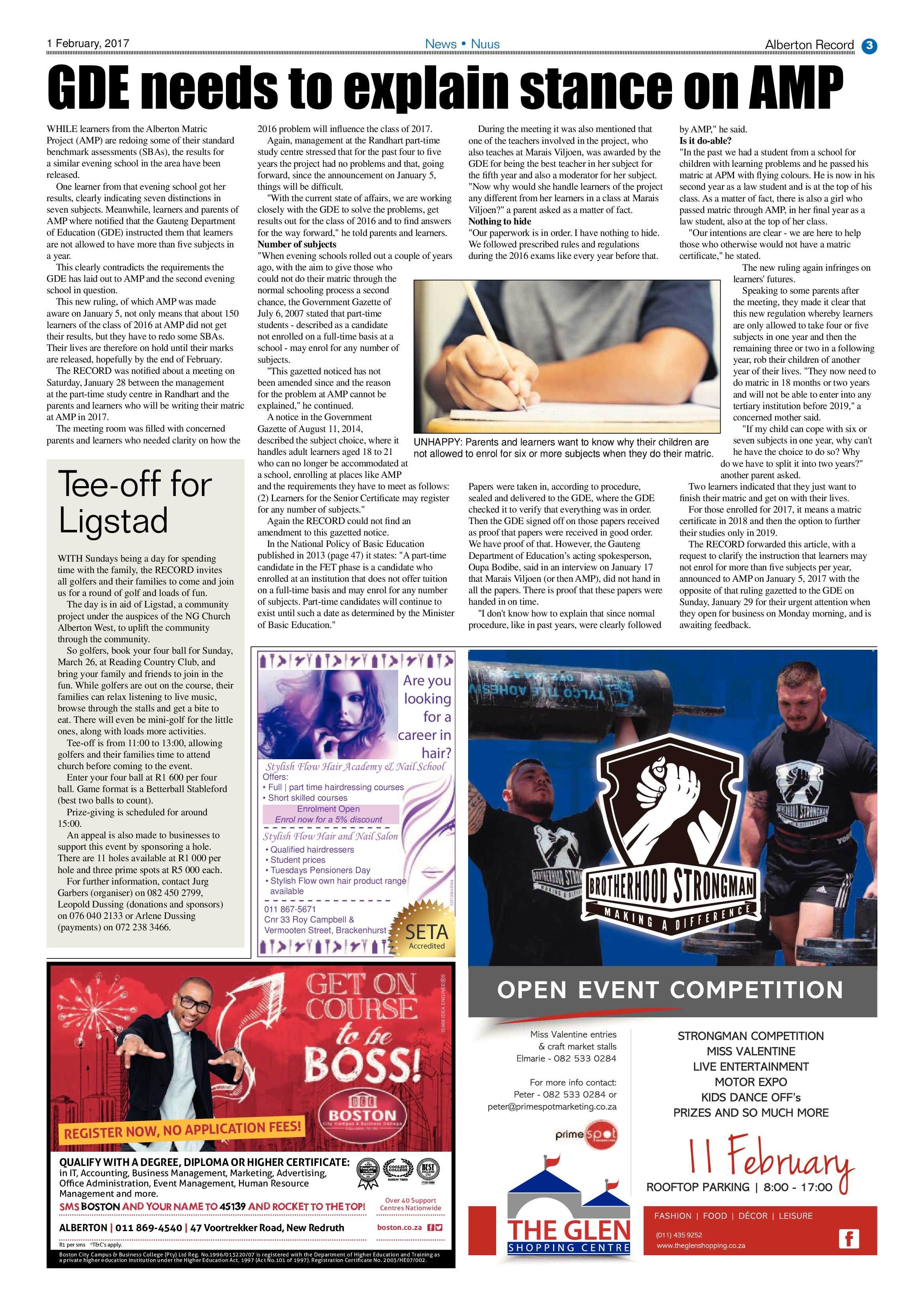 Alberton Record 1 Feburary 2017 page 3