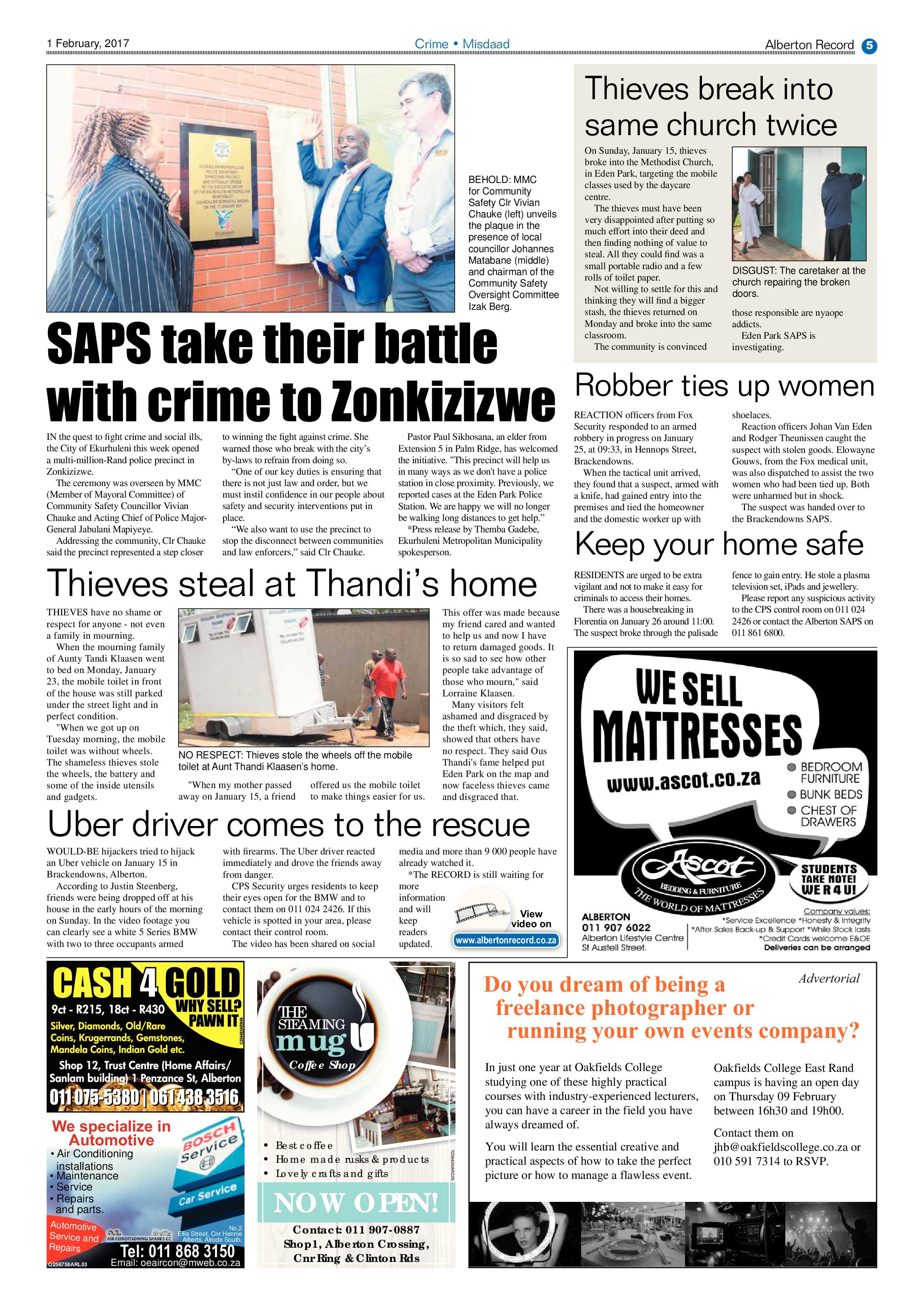 Alberton Record 1 Feburary 2017 page 5