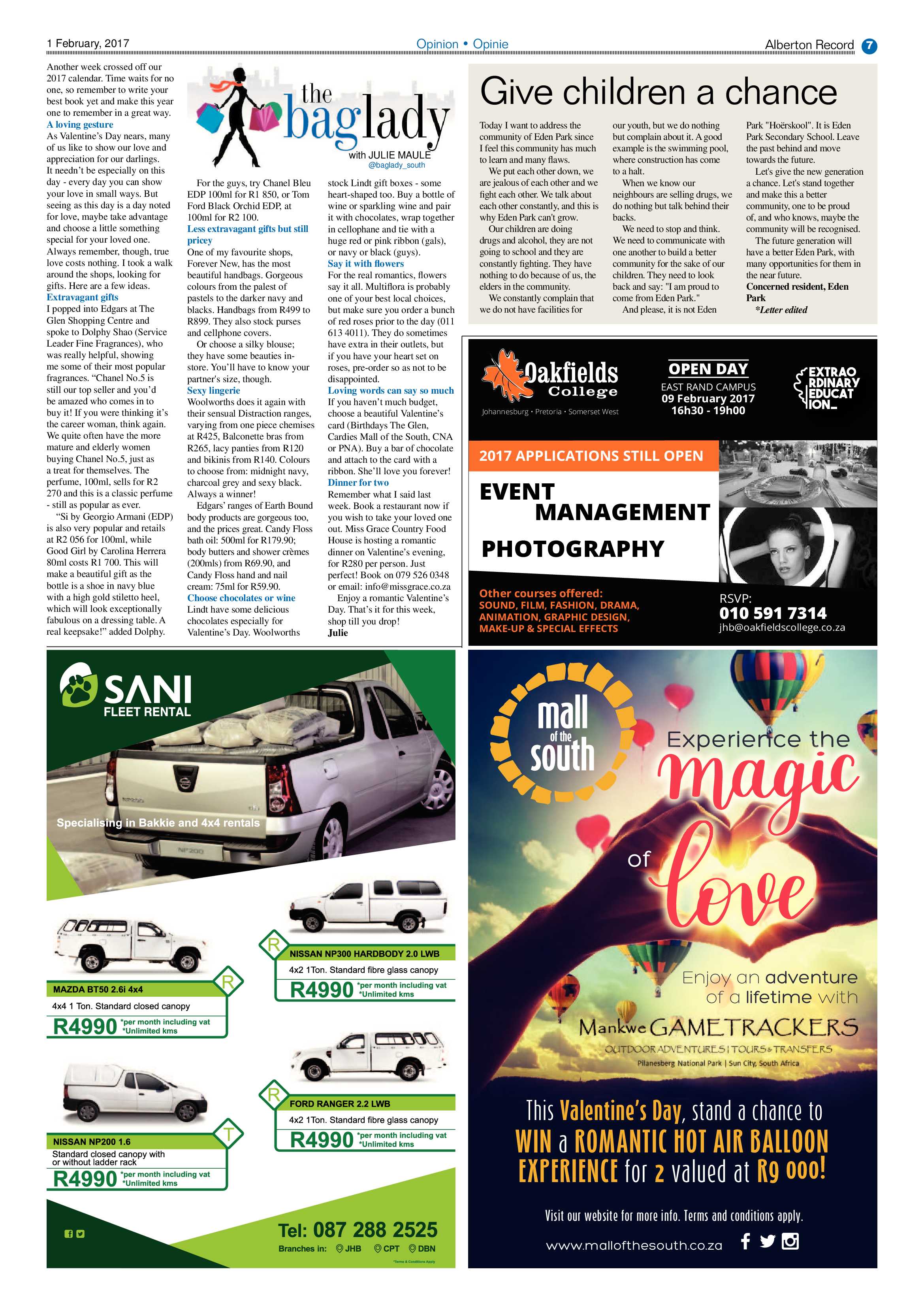 Alberton Record 1 Feburary 2017 page 7