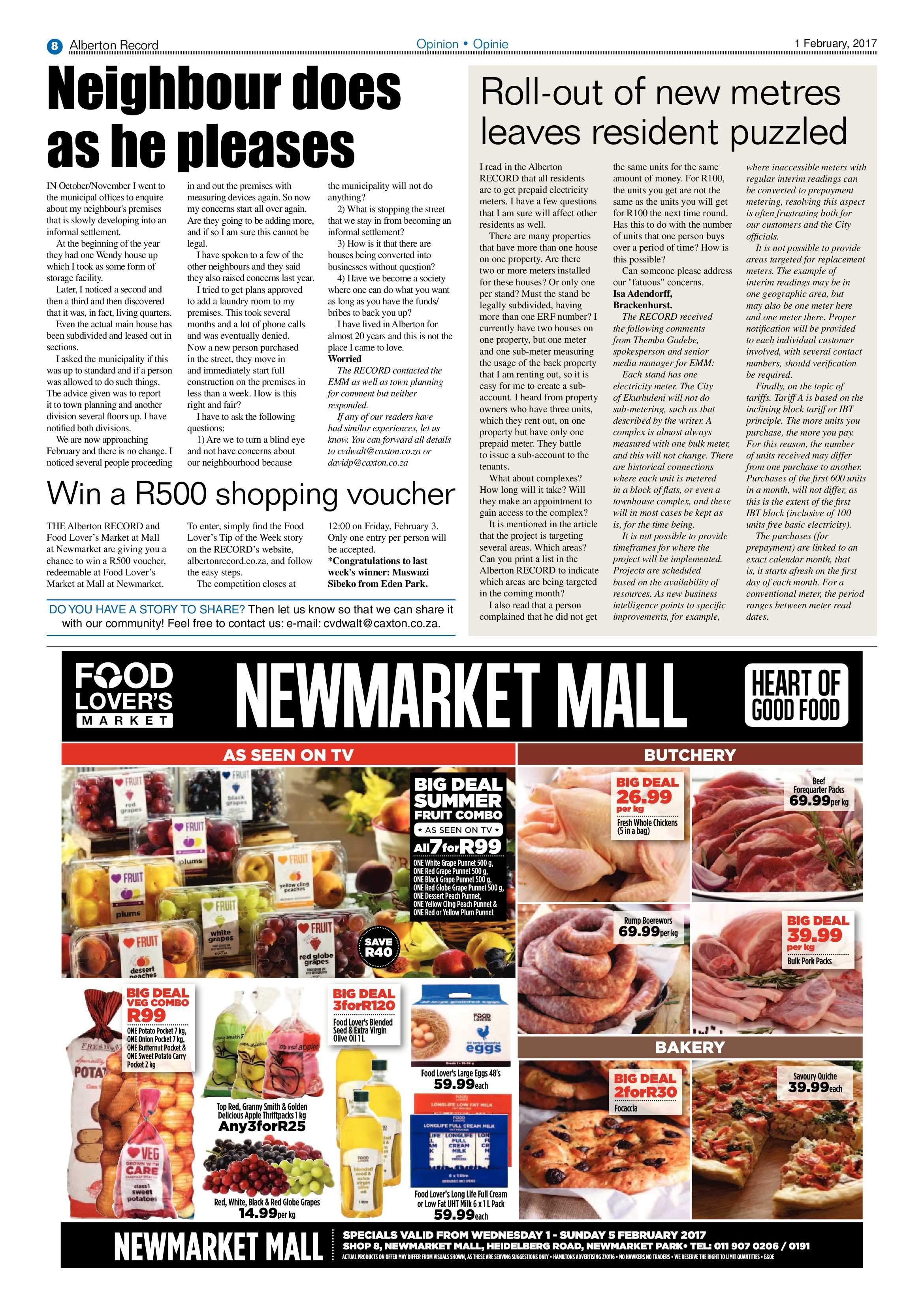 Alberton Record 1 Feburary 2017 page 8