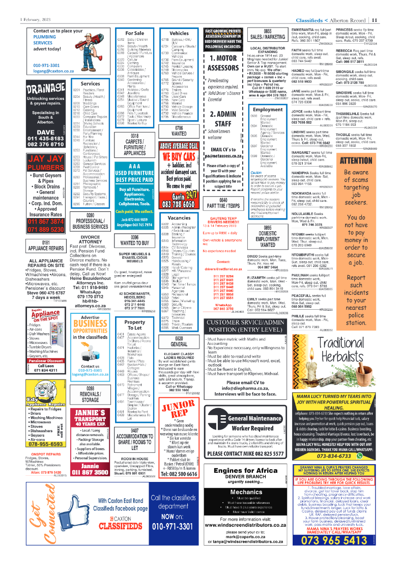 Alberton Record 1 January 2023 page 11
