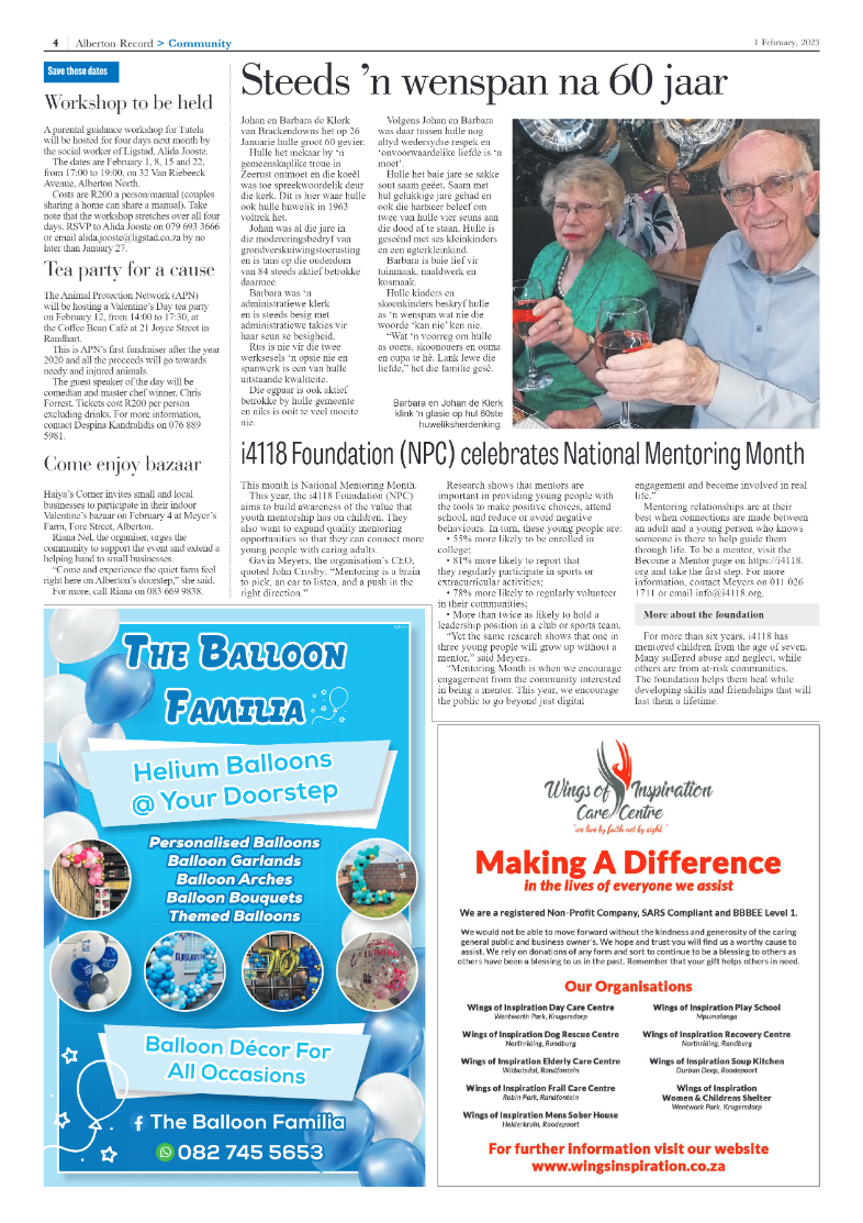 Alberton Record 1 January 2023 page 4