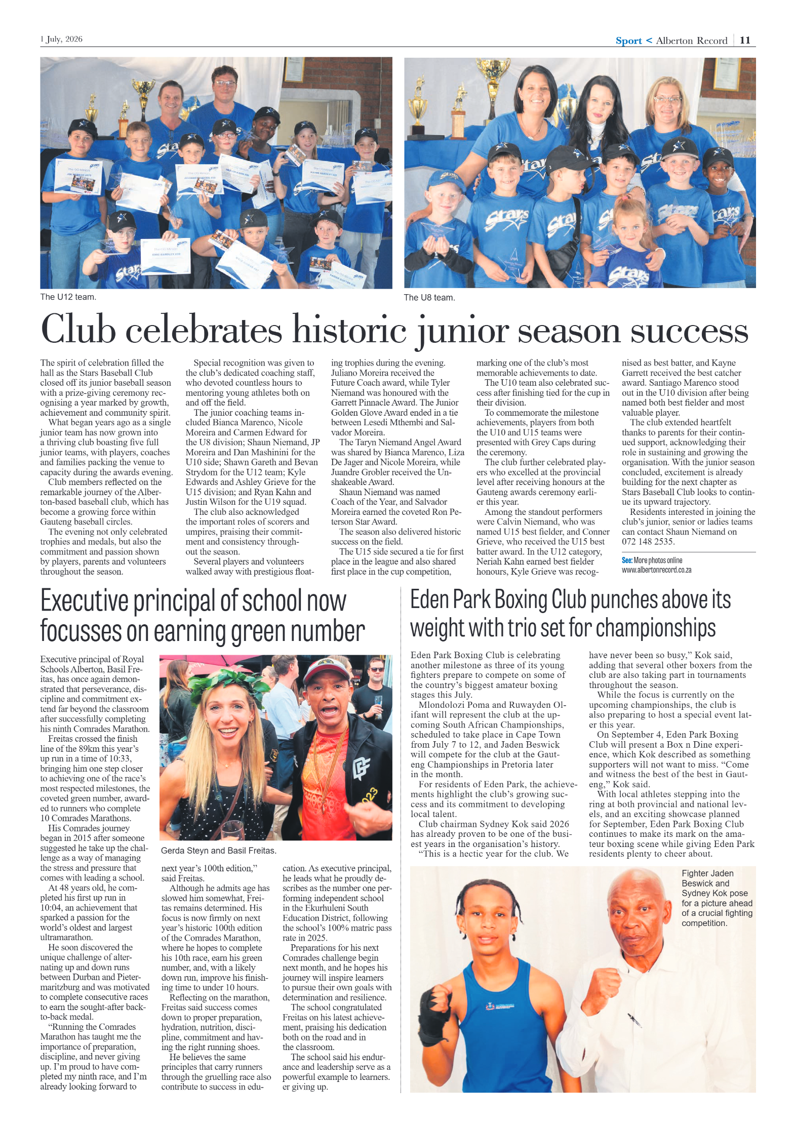 Alberton Record 1 July 2026 page 11
