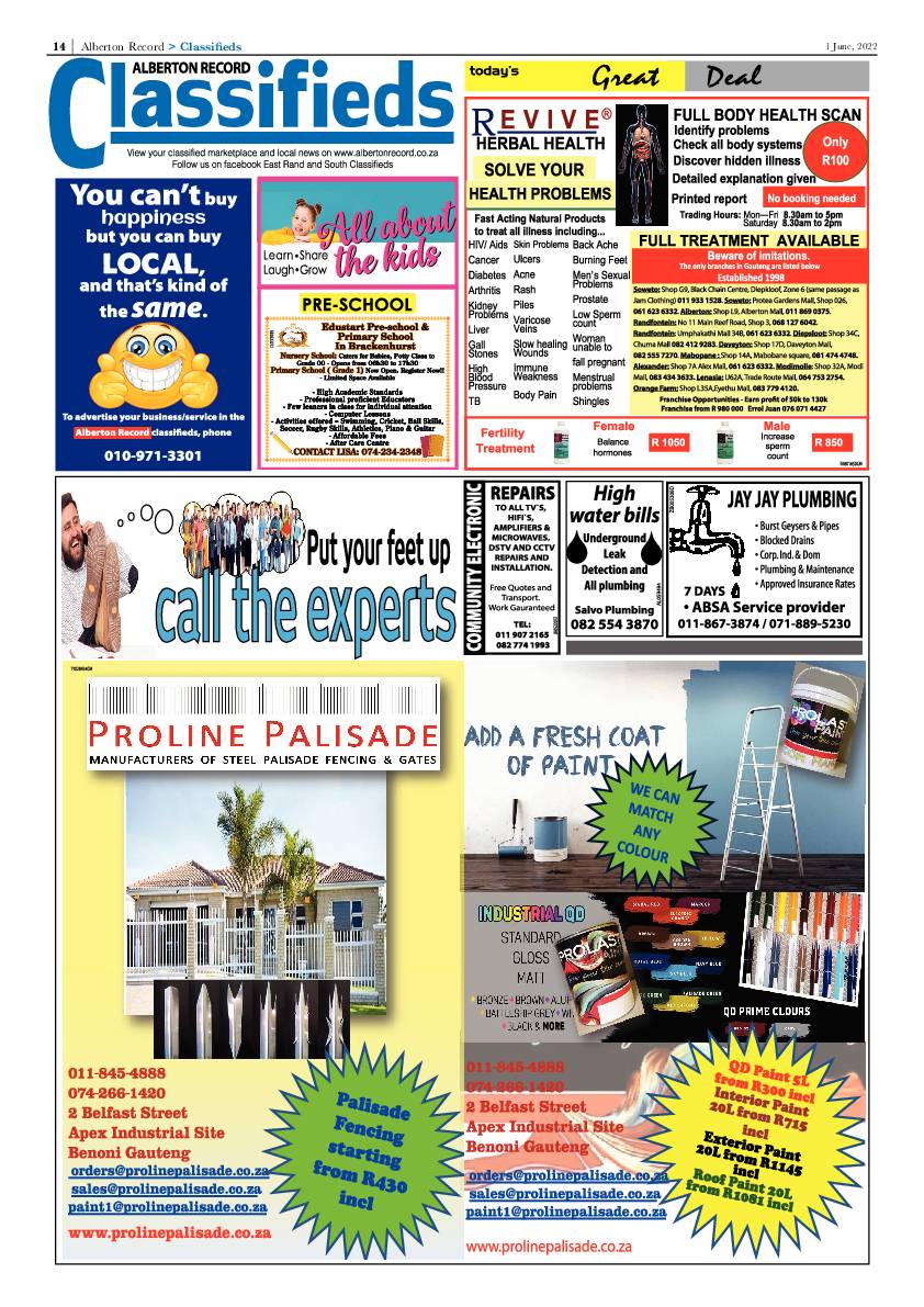 Alberton Record 1 June 2022 page 16