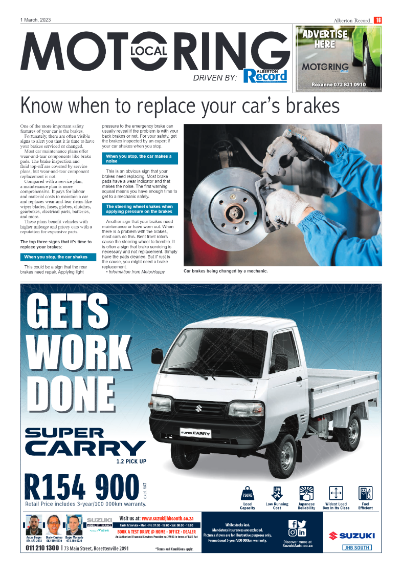 Alberton Record 1 March 2023 page 16