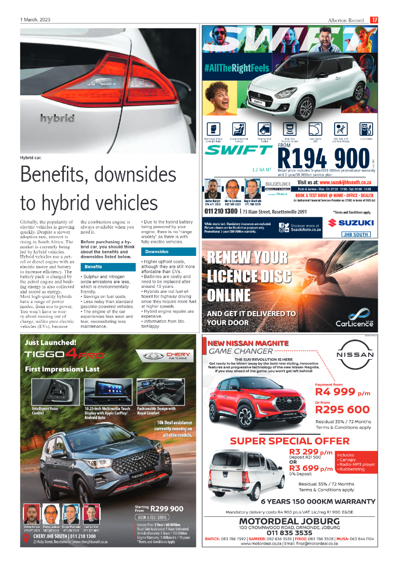 Alberton Record 1 March 2023 page 17
