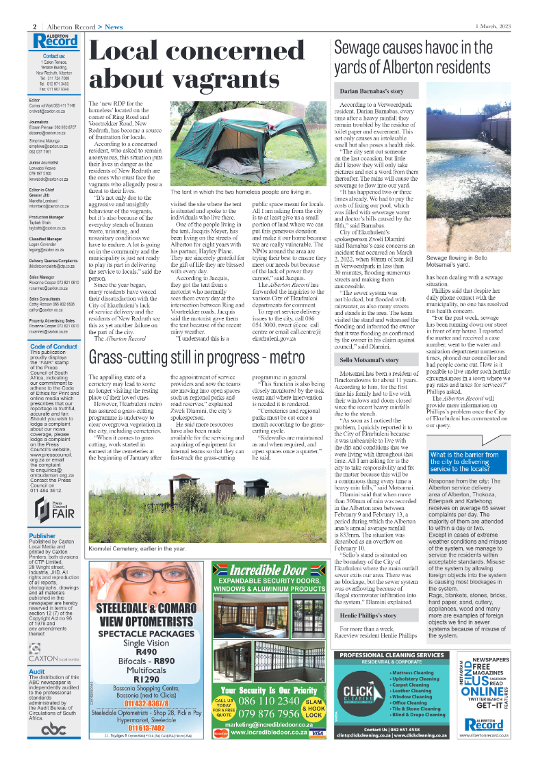 Alberton Record 1 March 2023 page 2