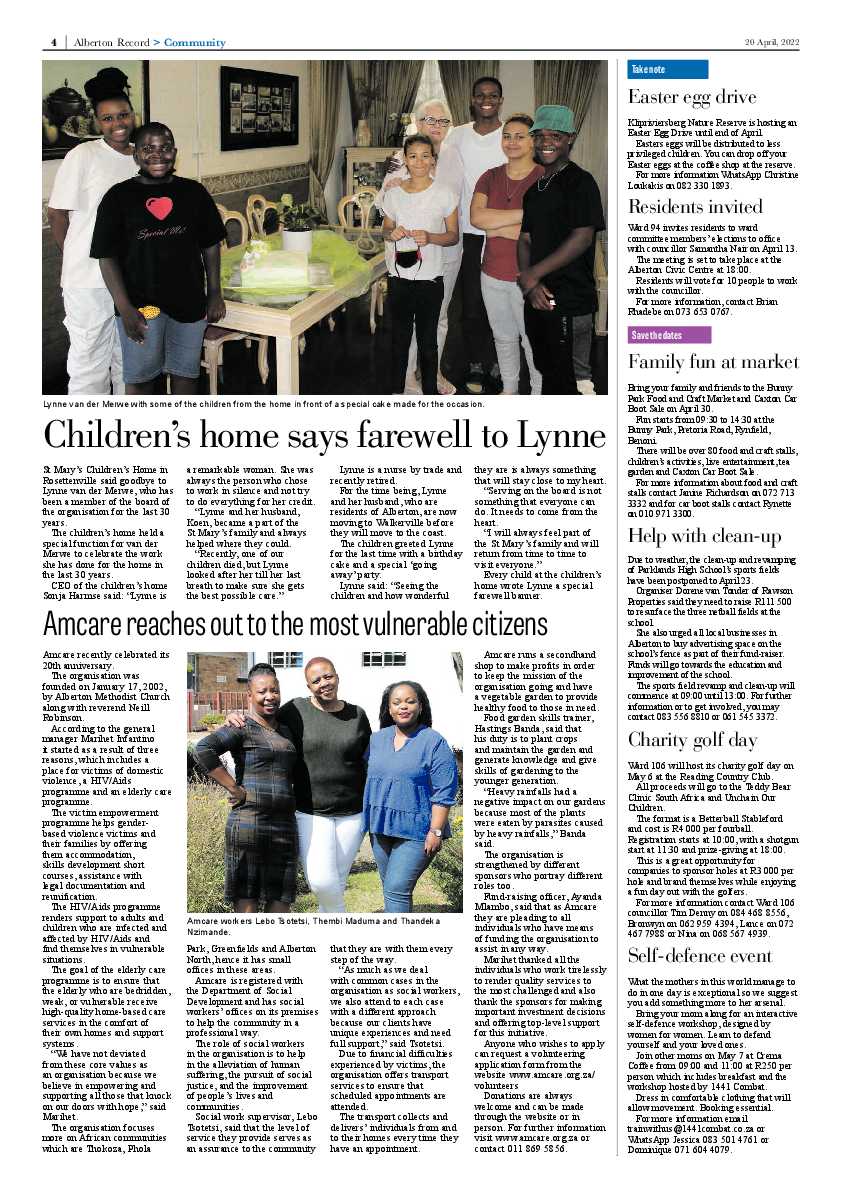 Alberton Record 20 April 2022 page 6