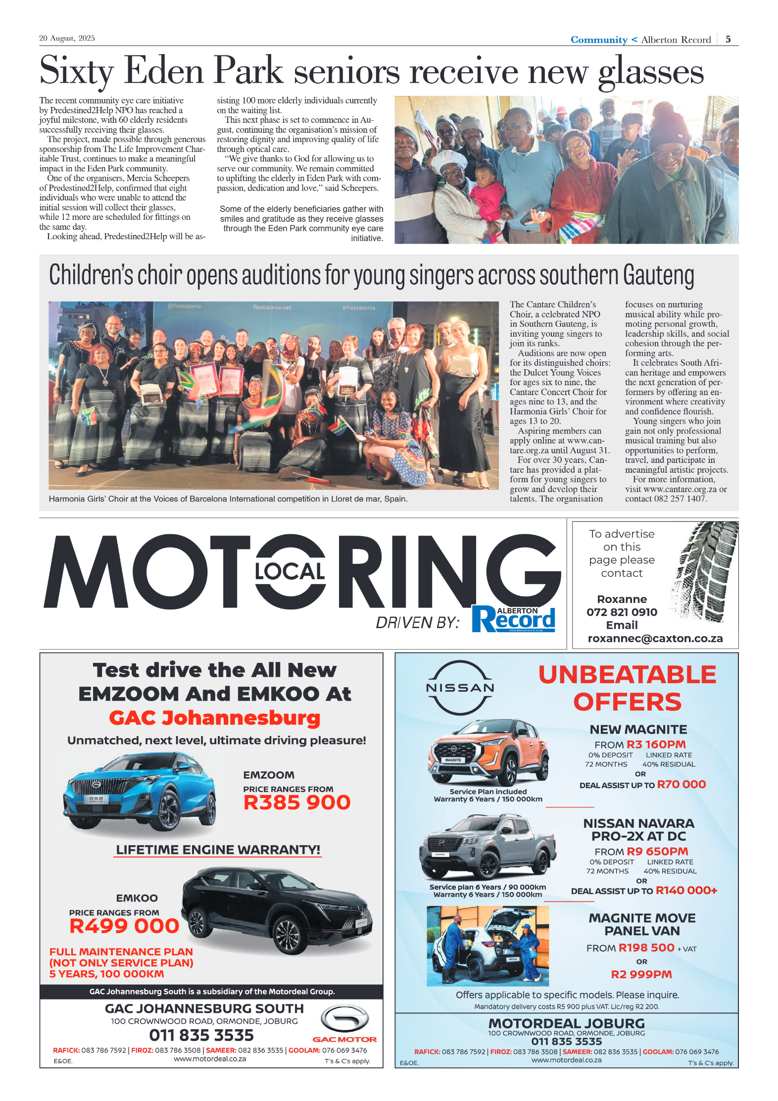 Alberton Record 20 August 2025 page 5