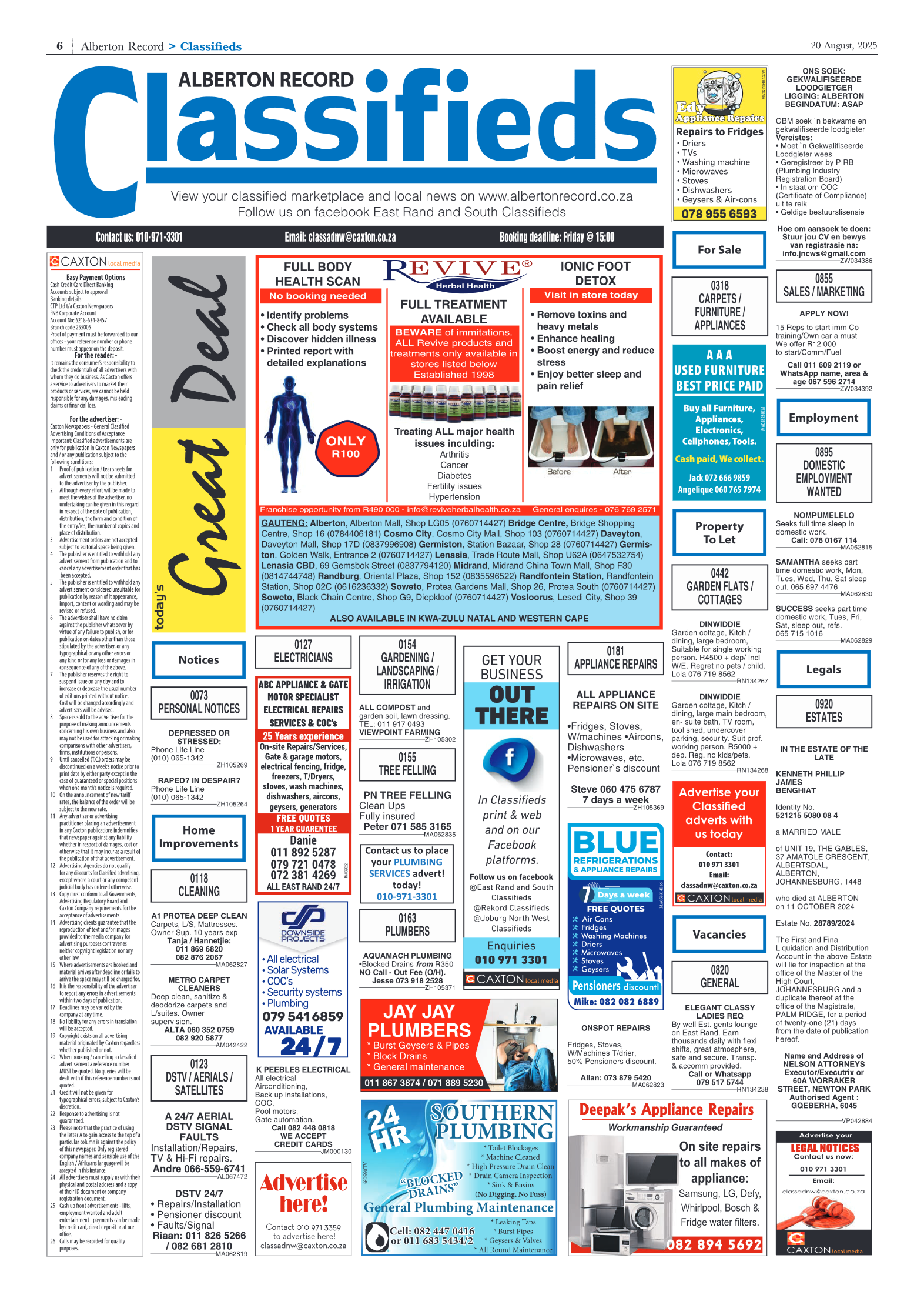 Alberton Record 20 August 2025 page 6