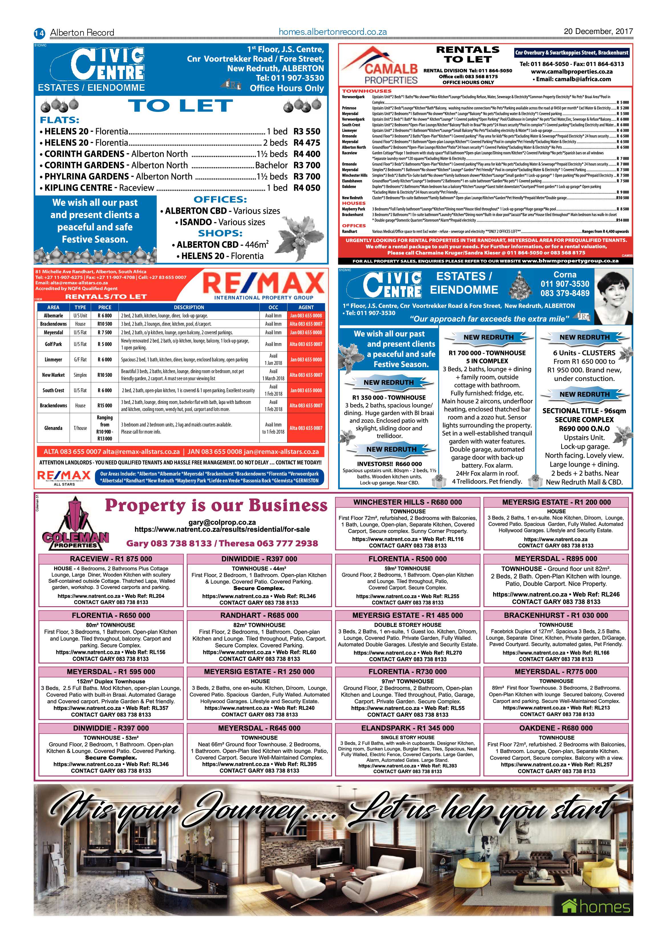 Alberton Record 20 December 2017 page 14