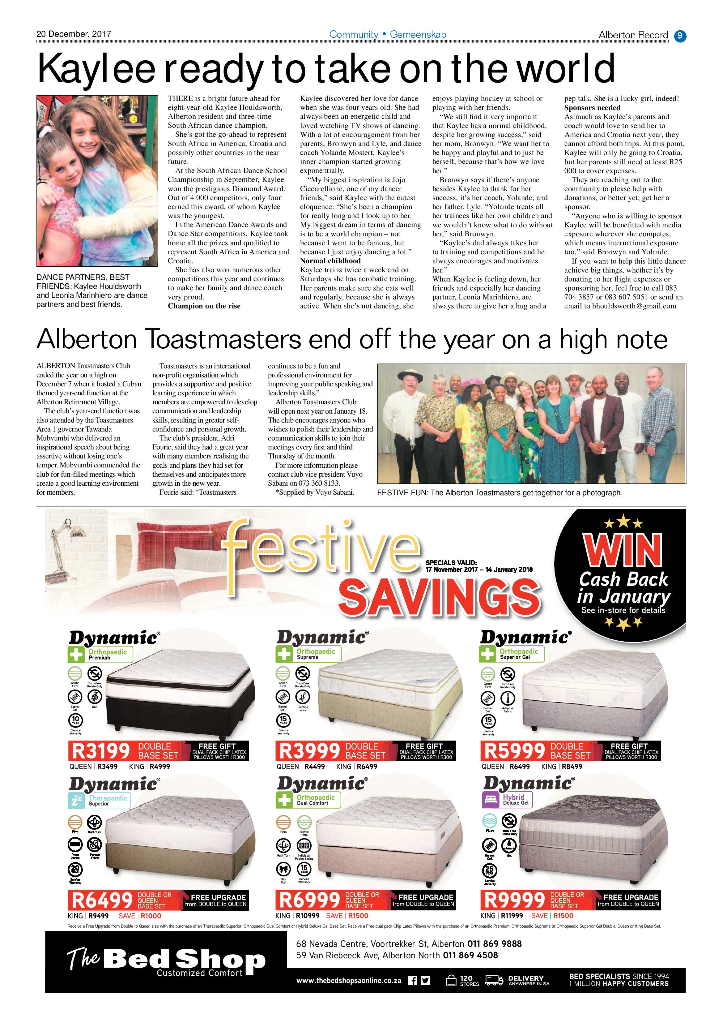 Alberton Record 20 December 2017 page 9