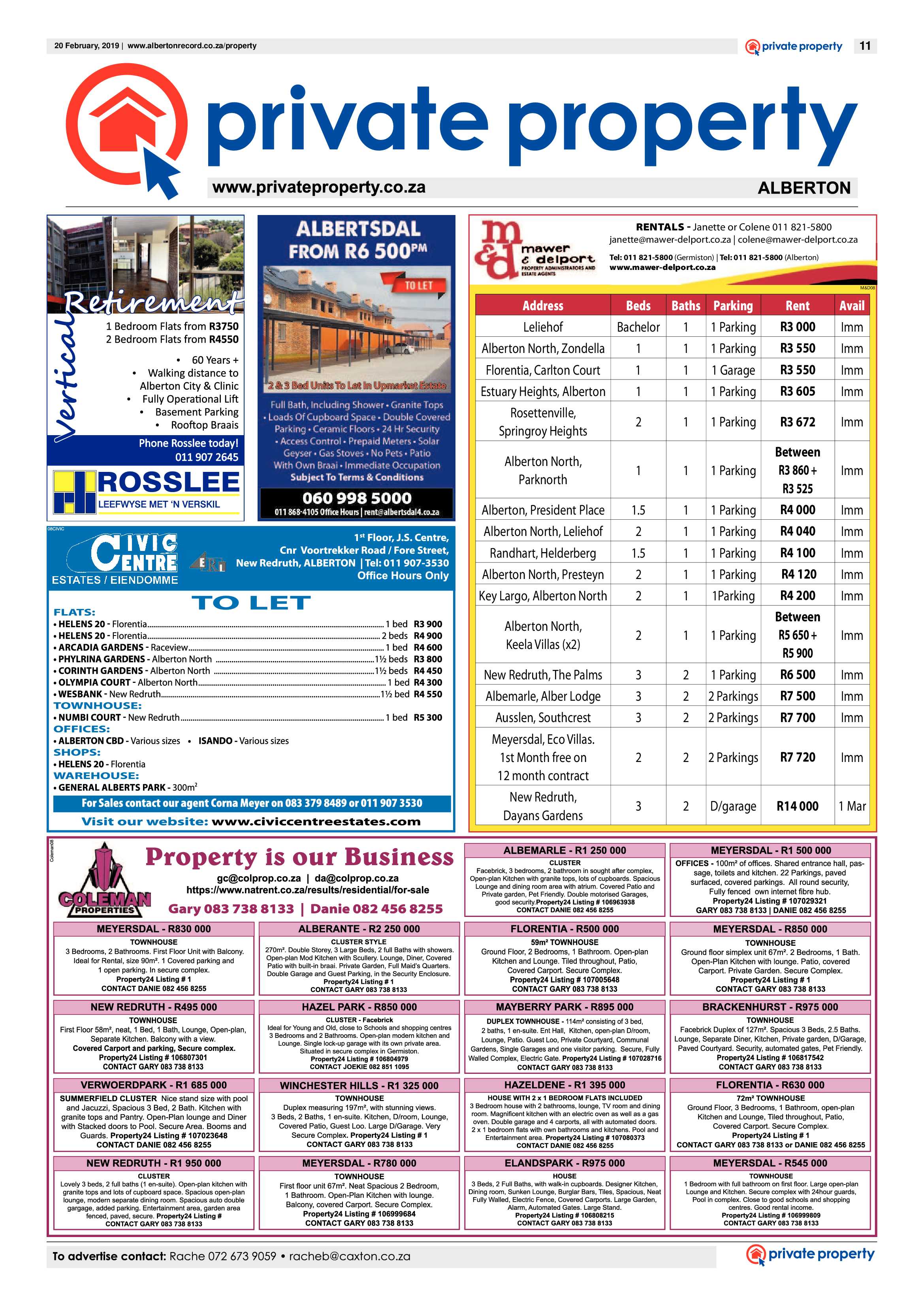 Alberton Record 20 February 2019 page 11