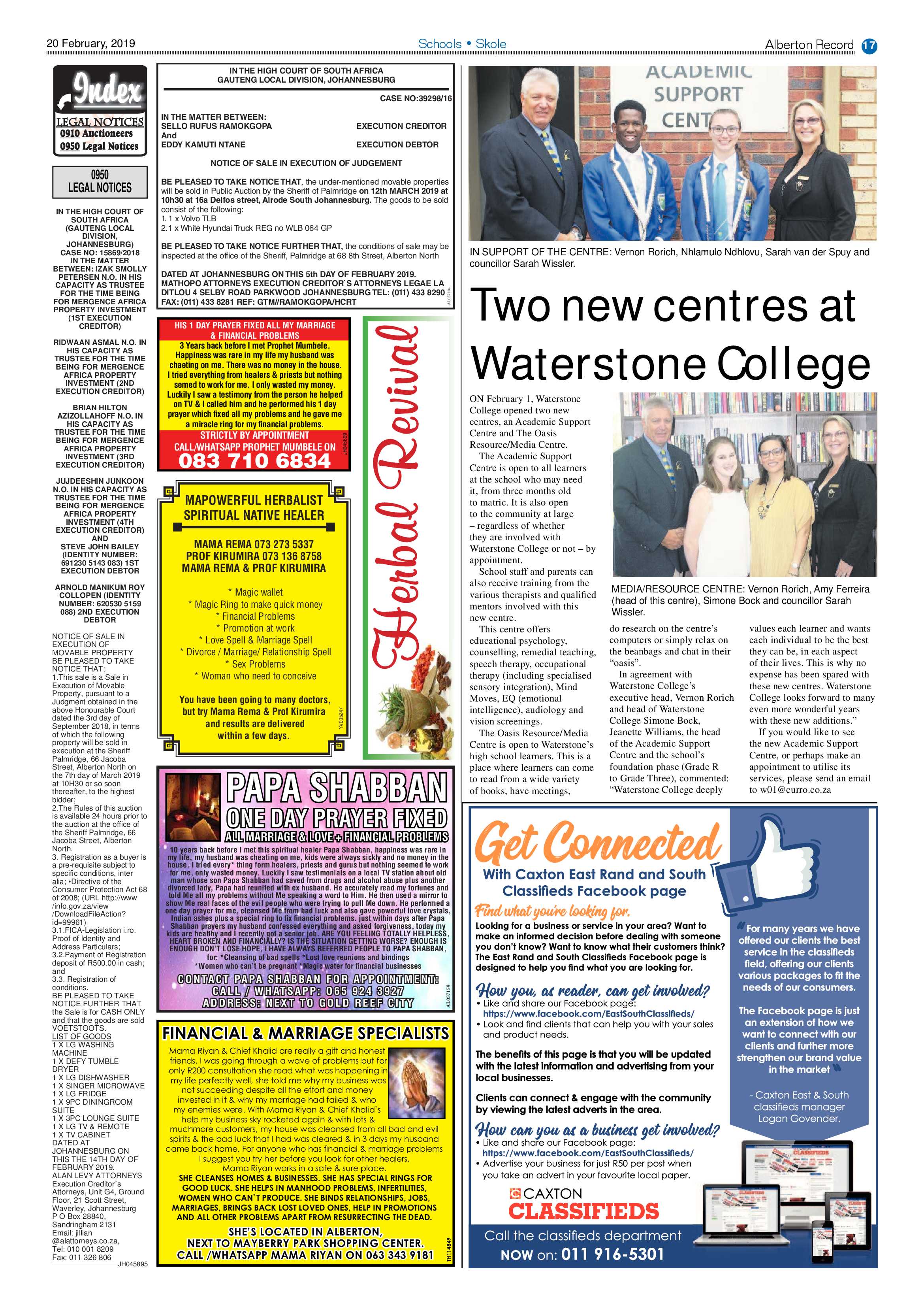 Alberton Record 20 February 2019 page 17