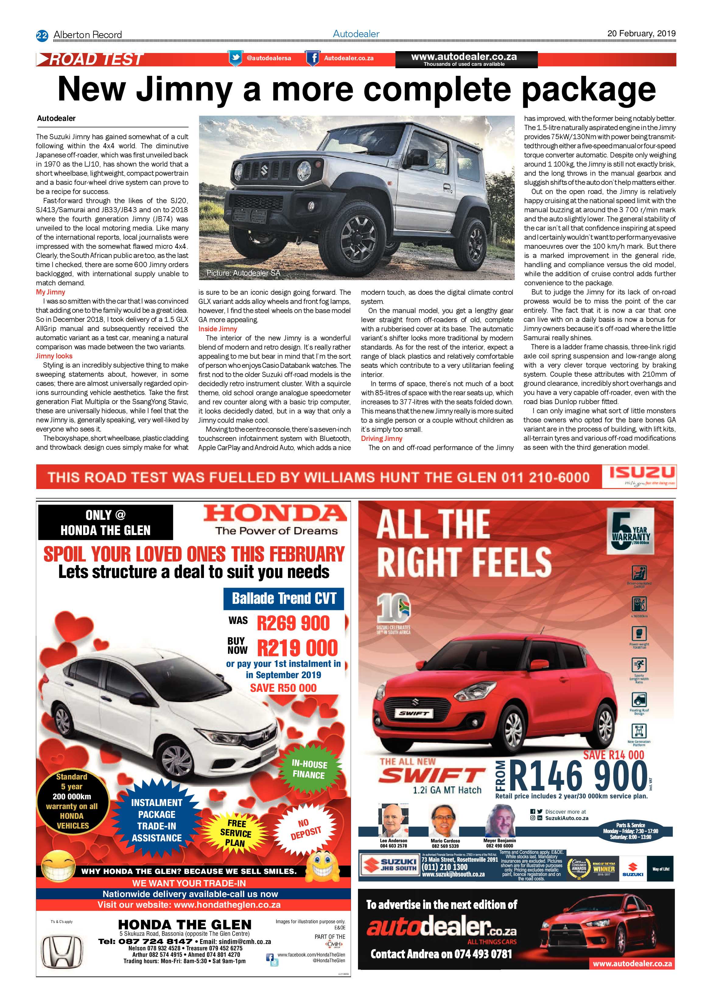 Alberton Record 20 February 2019 page 22