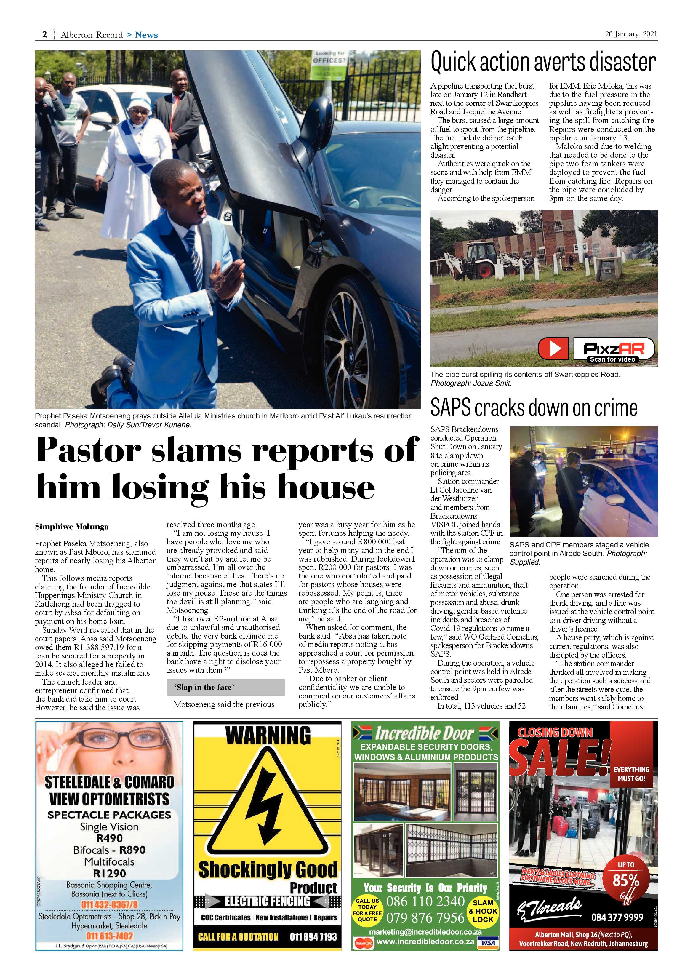 Alberton Record 20 January 2021 page 2