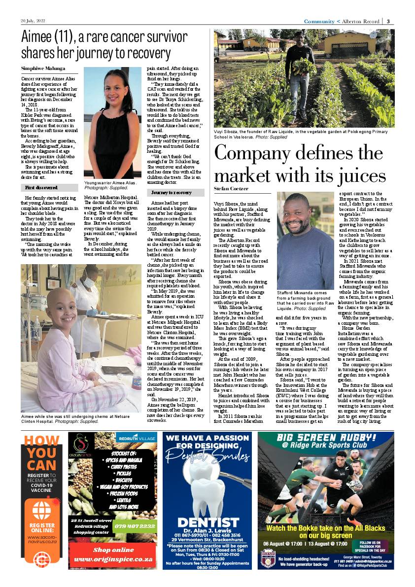 Alberton Record 20 July 2022 page 3