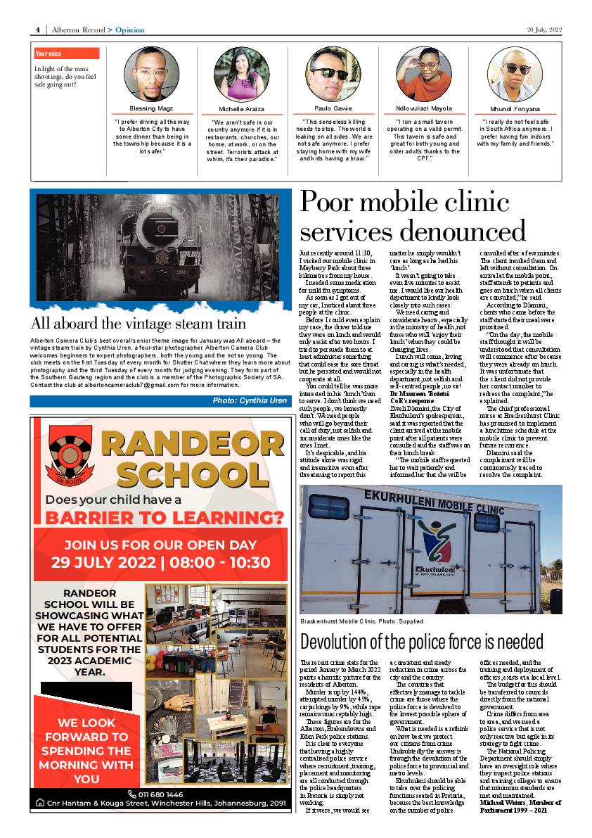 Alberton Record 20 July 2022 page 4