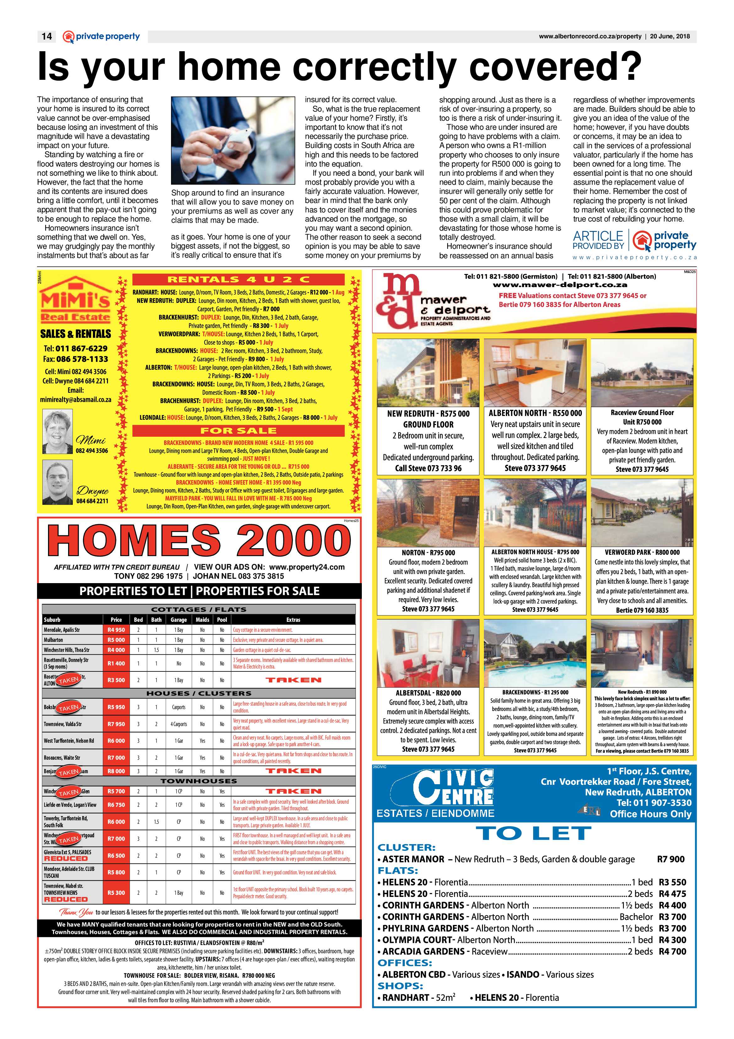 Alberton Record 20 June 2018 page 14