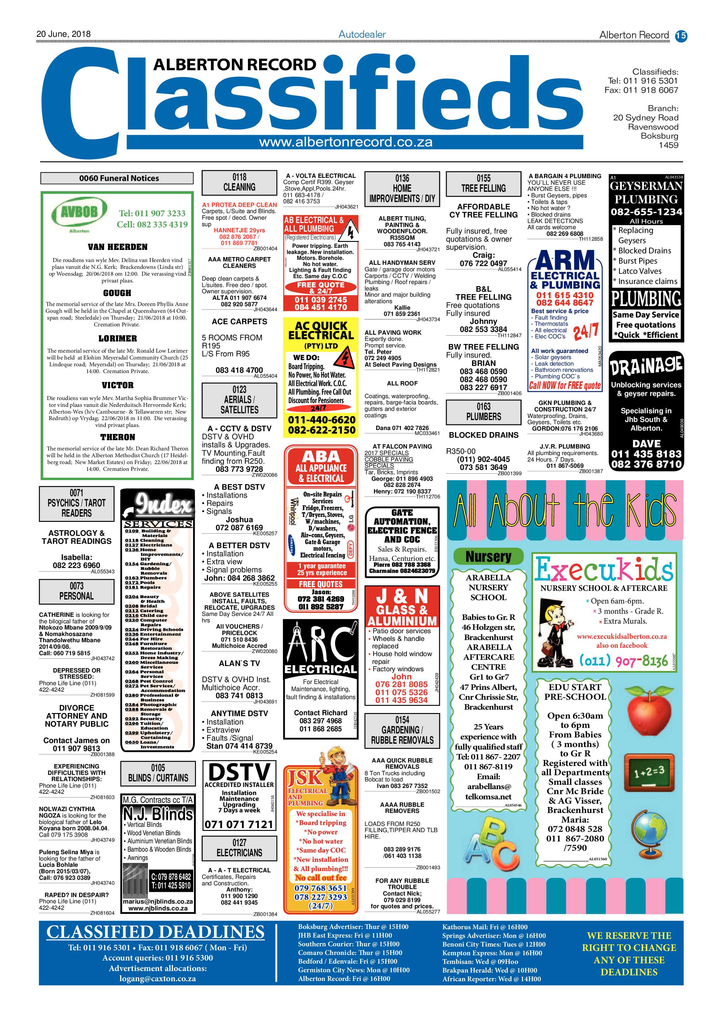 Alberton Record 20 June 2018 page 15