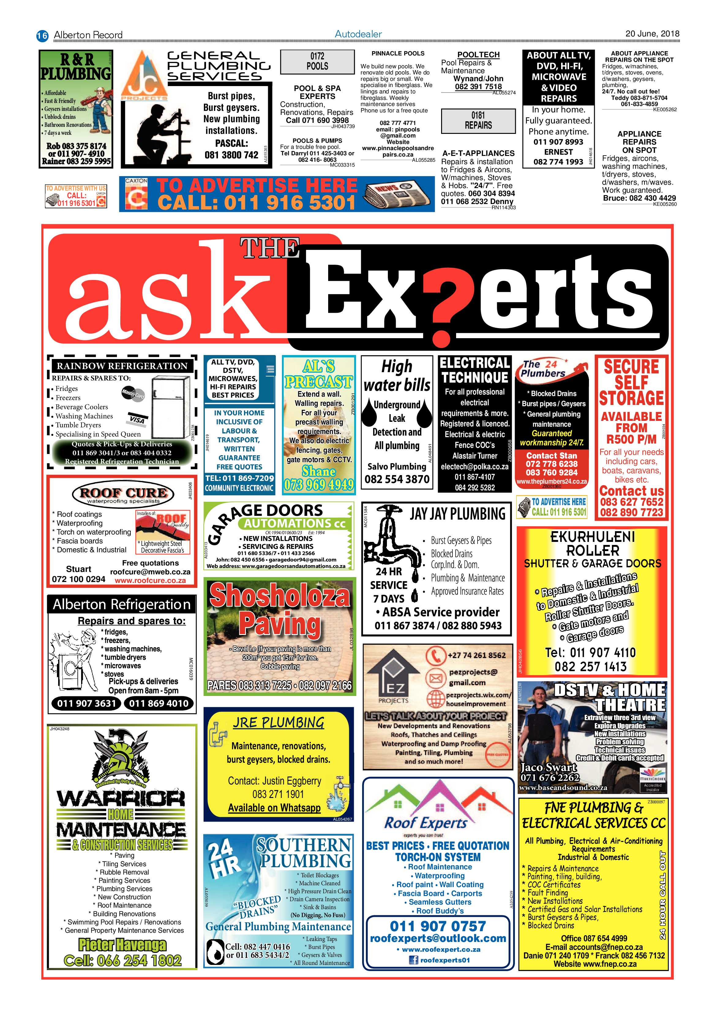 Alberton Record 20 June 2018 page 16