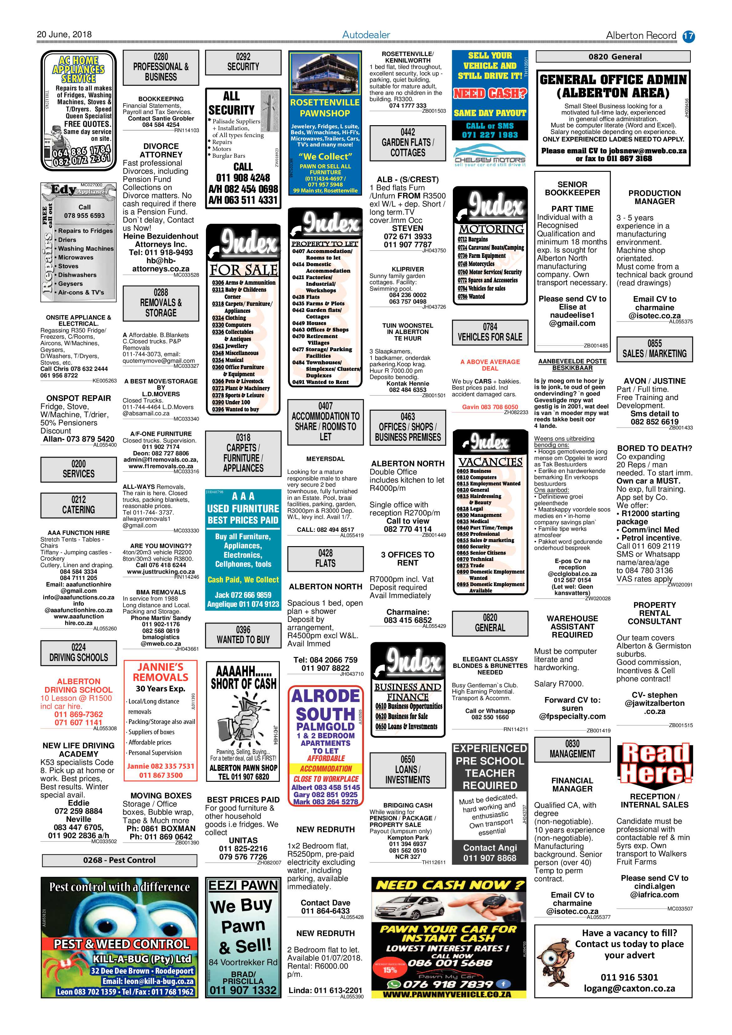 Alberton Record 20 June 2018 page 17