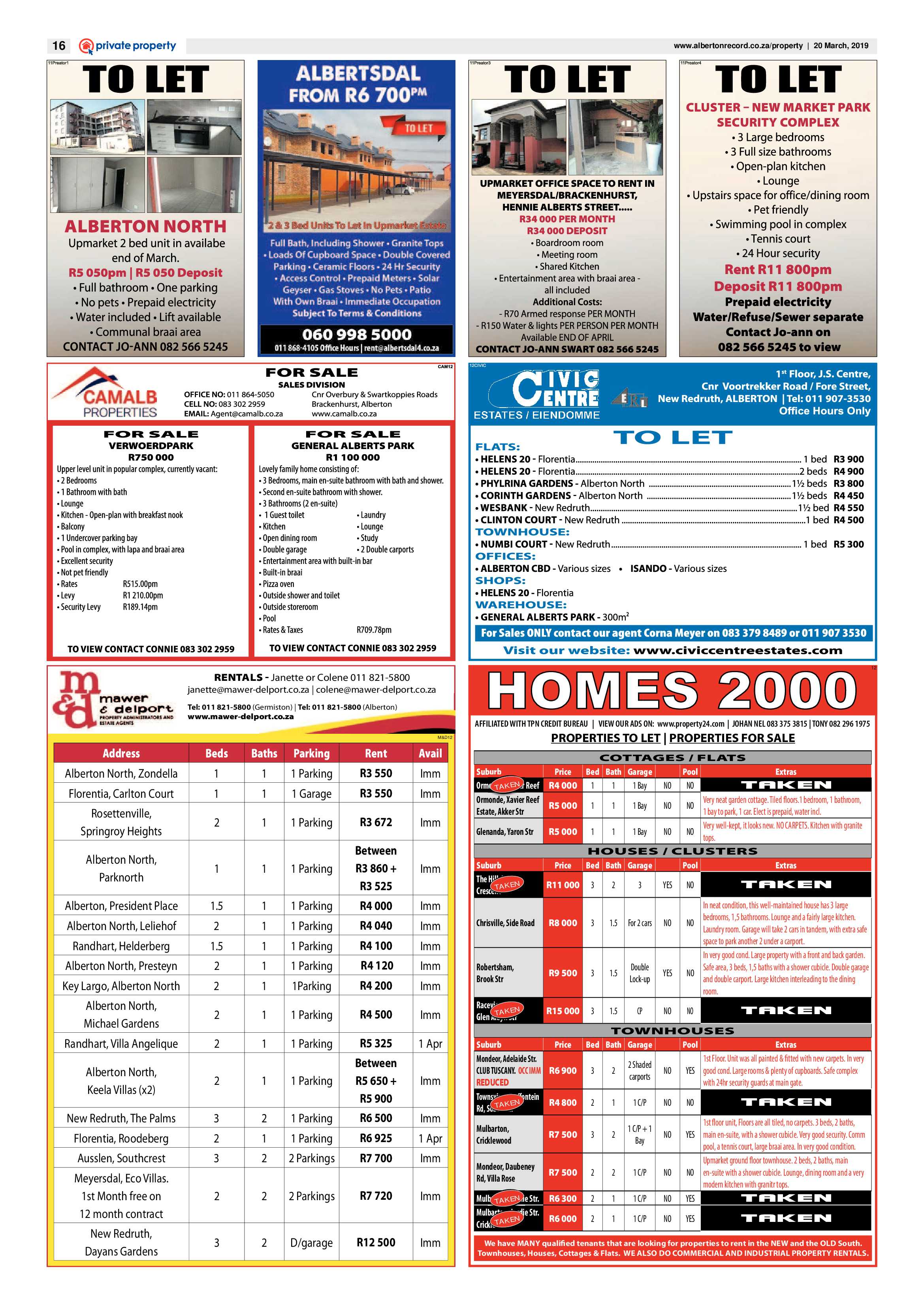 Alberton Record 20 March 2019 page 16