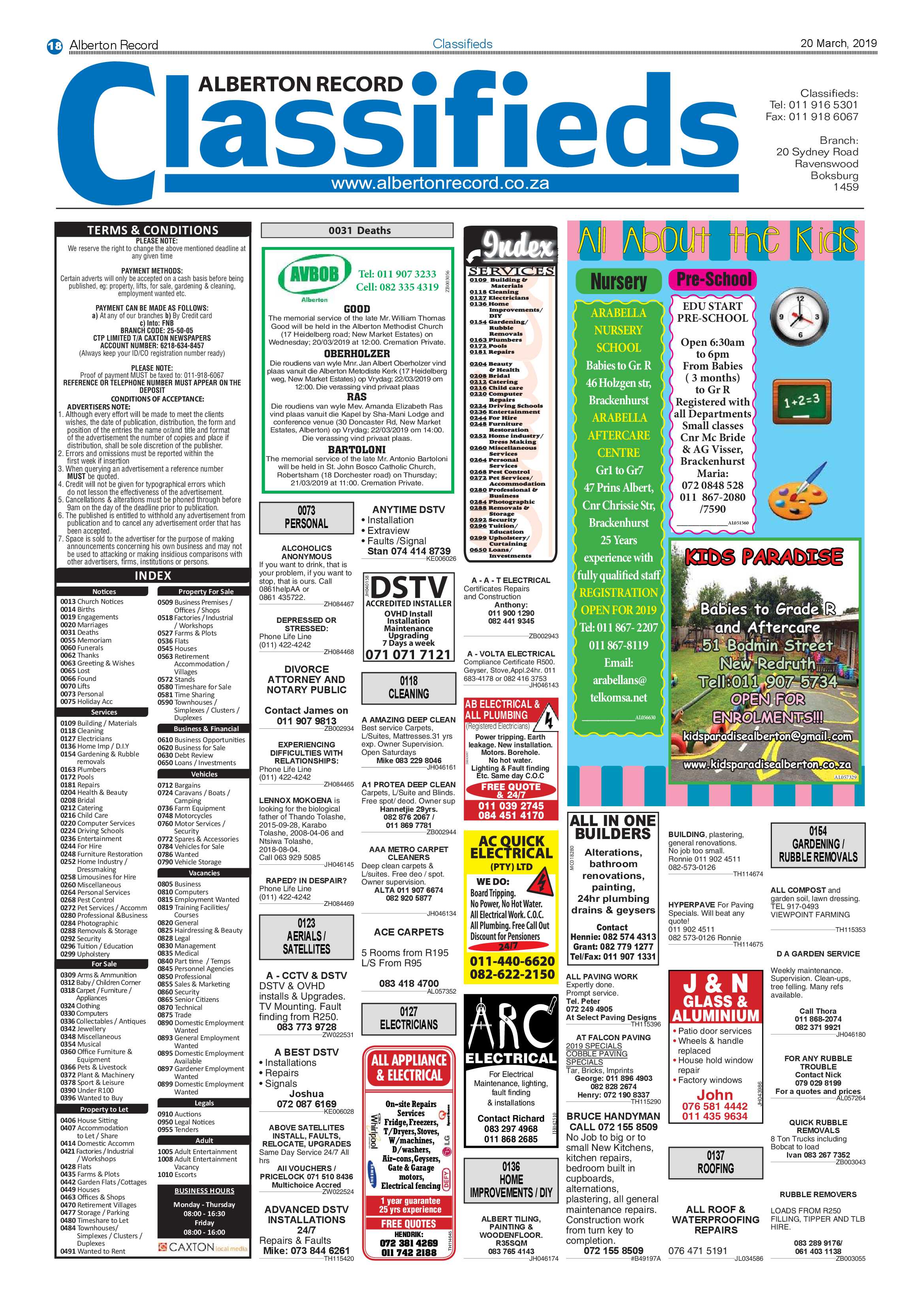 Alberton Record 20 March 2019 page 18