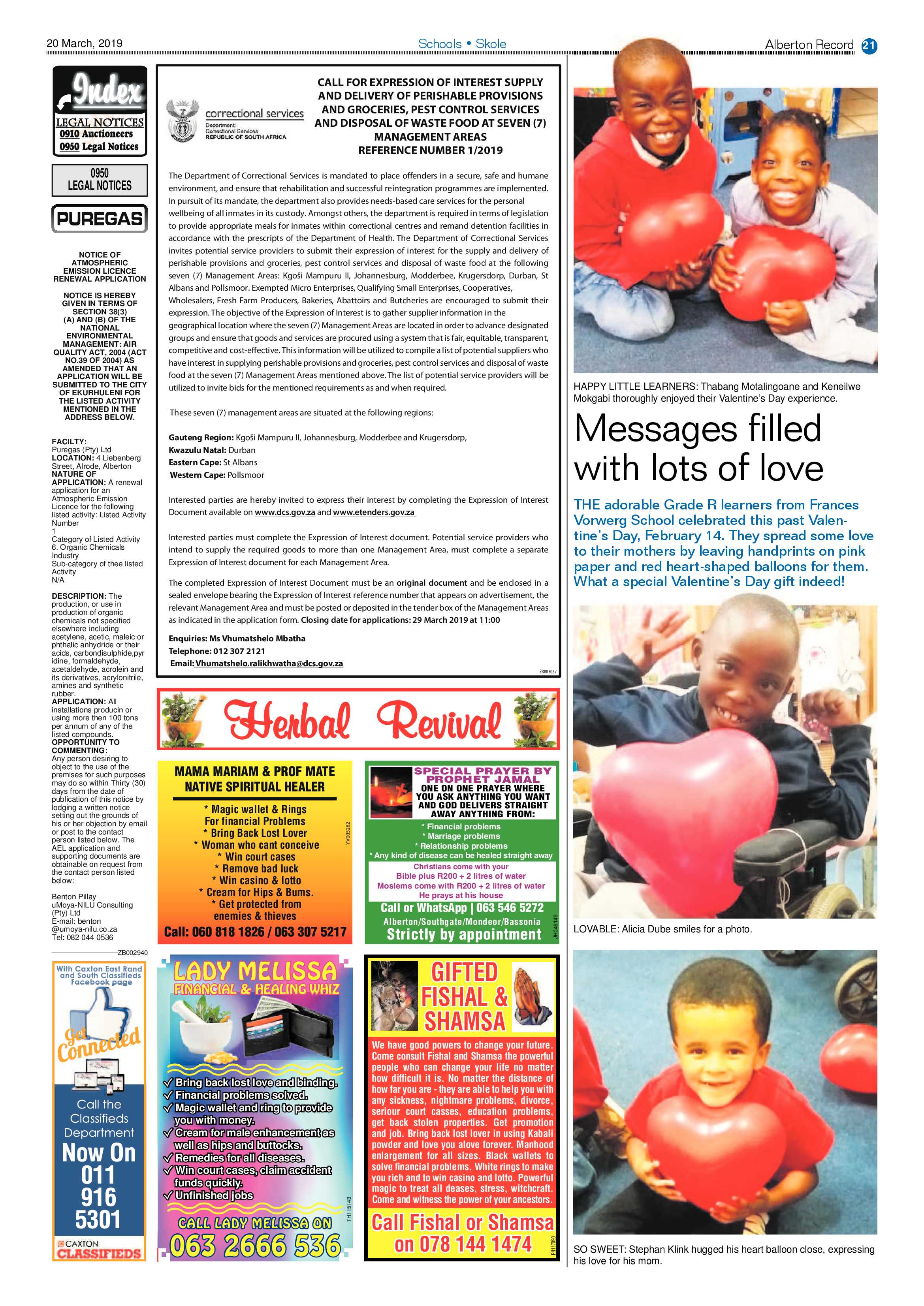 Alberton Record 20 March 2019 page 21