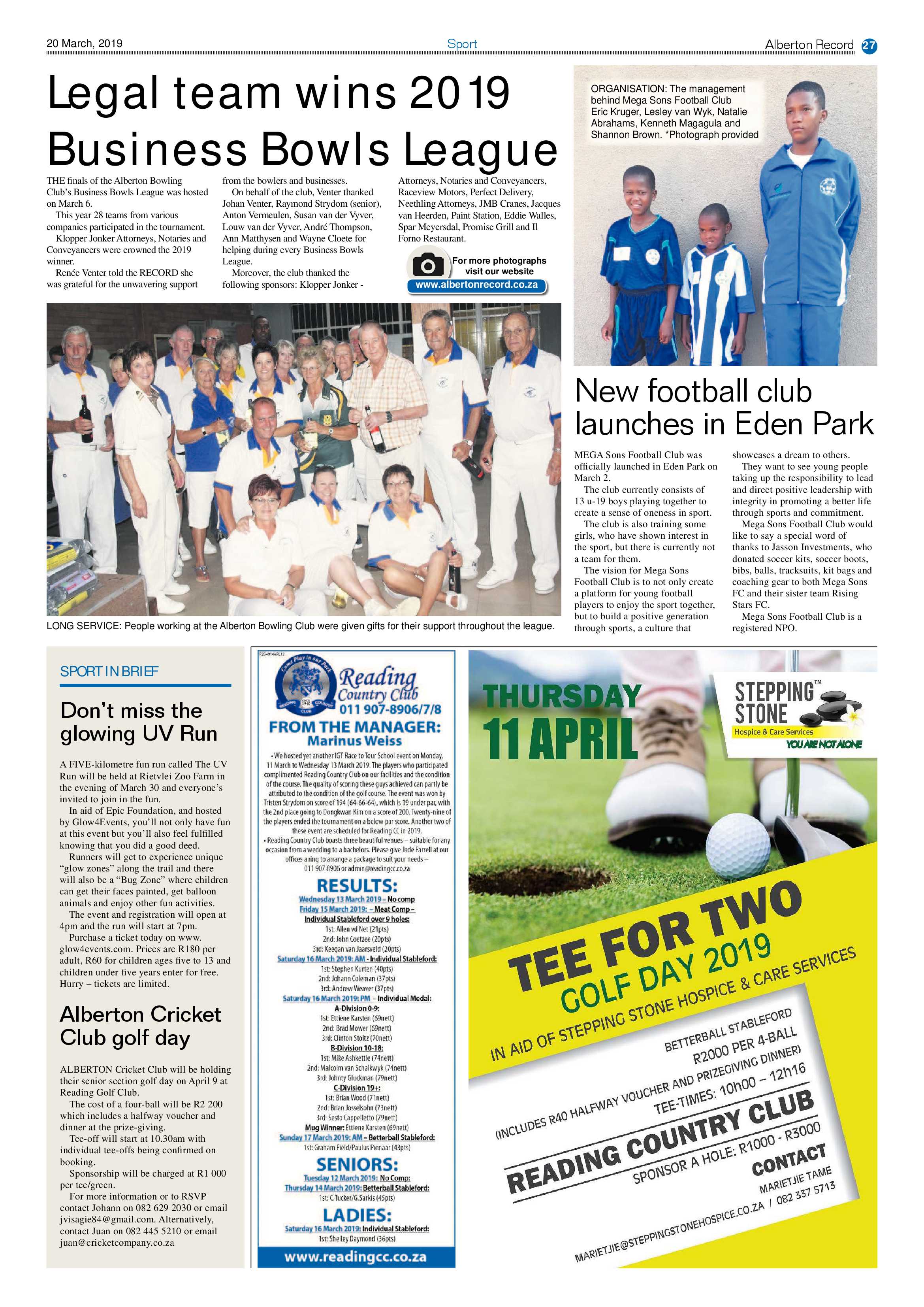 Alberton Record 20 March 2019 page 27