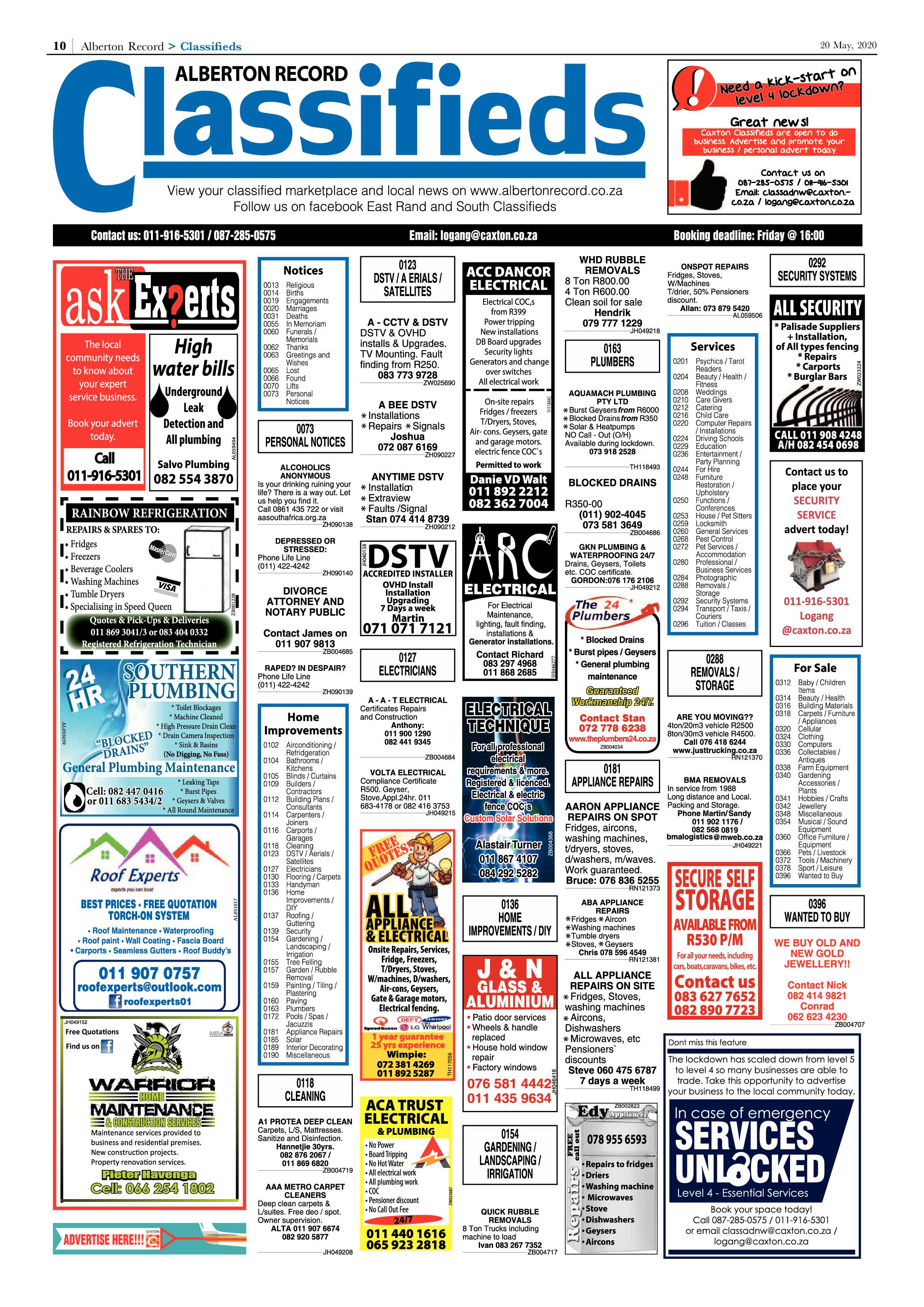 Alberton Record 20 May 2020 page 10