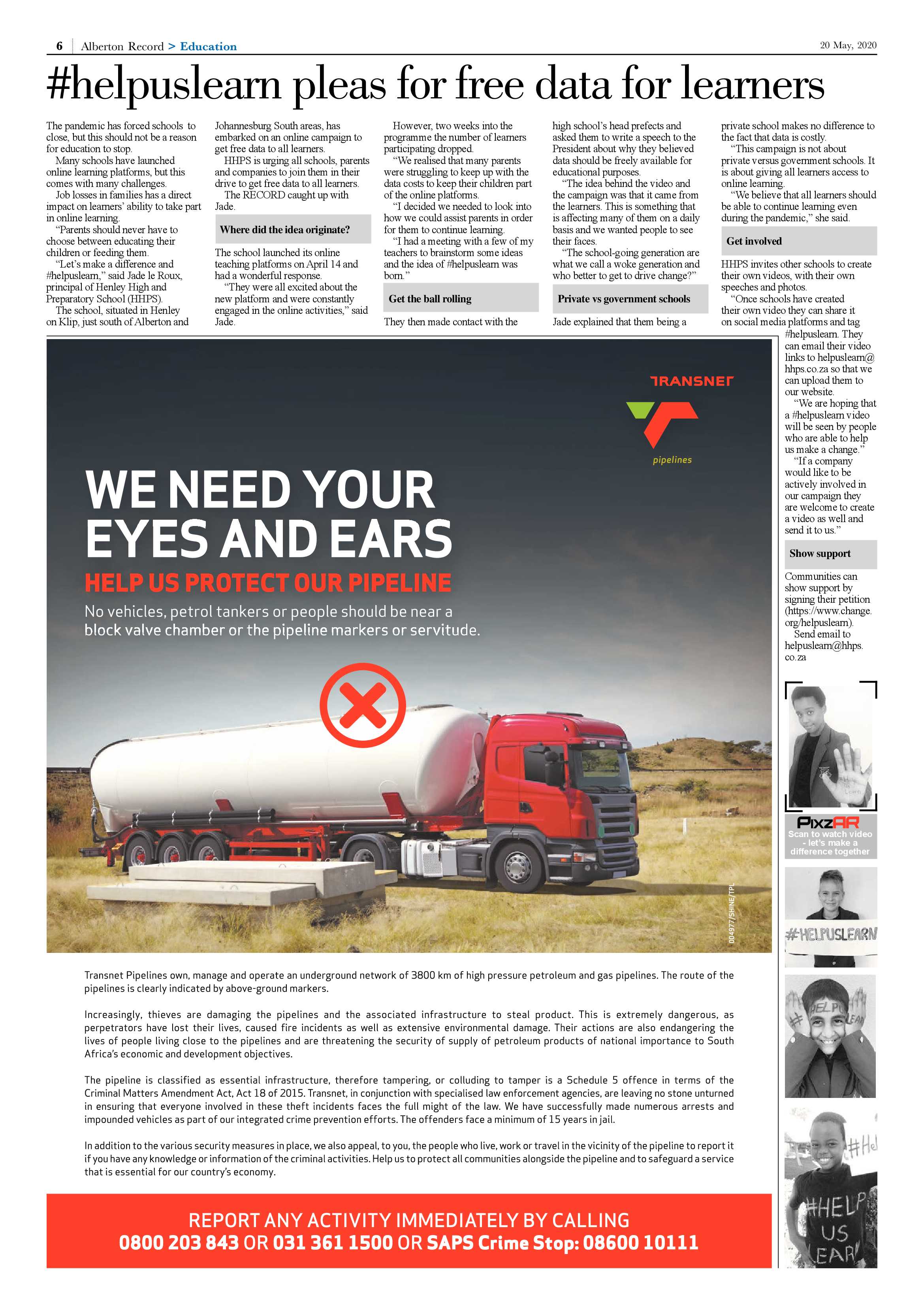 Alberton Record 20 May 2020 page 6