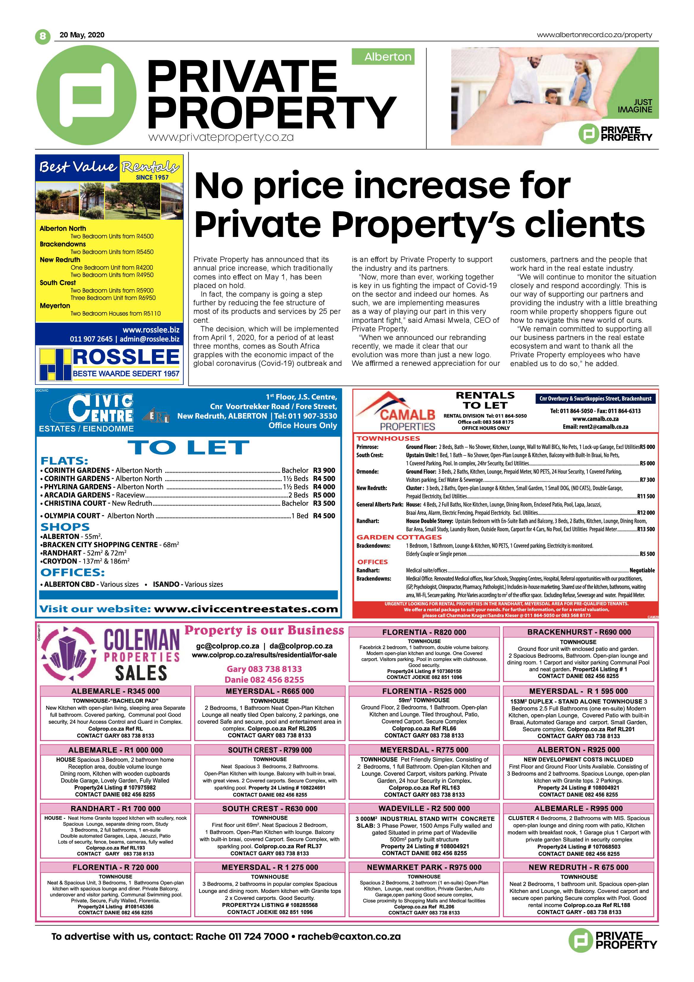 Alberton Record 20 May 2020 page 8