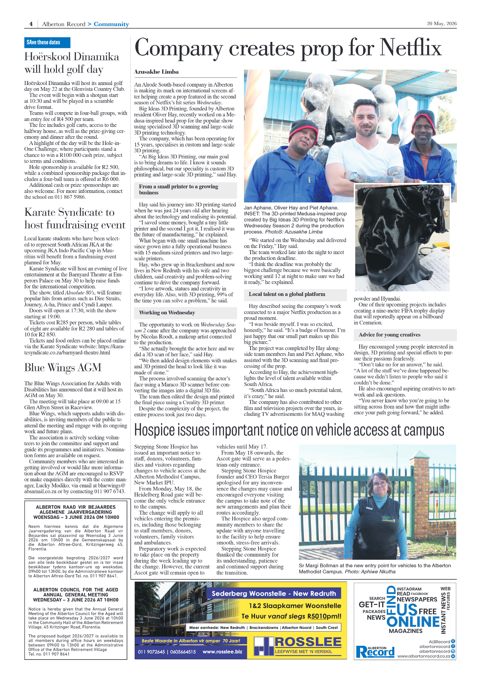 Alberton Record 20 May 2026 page 4