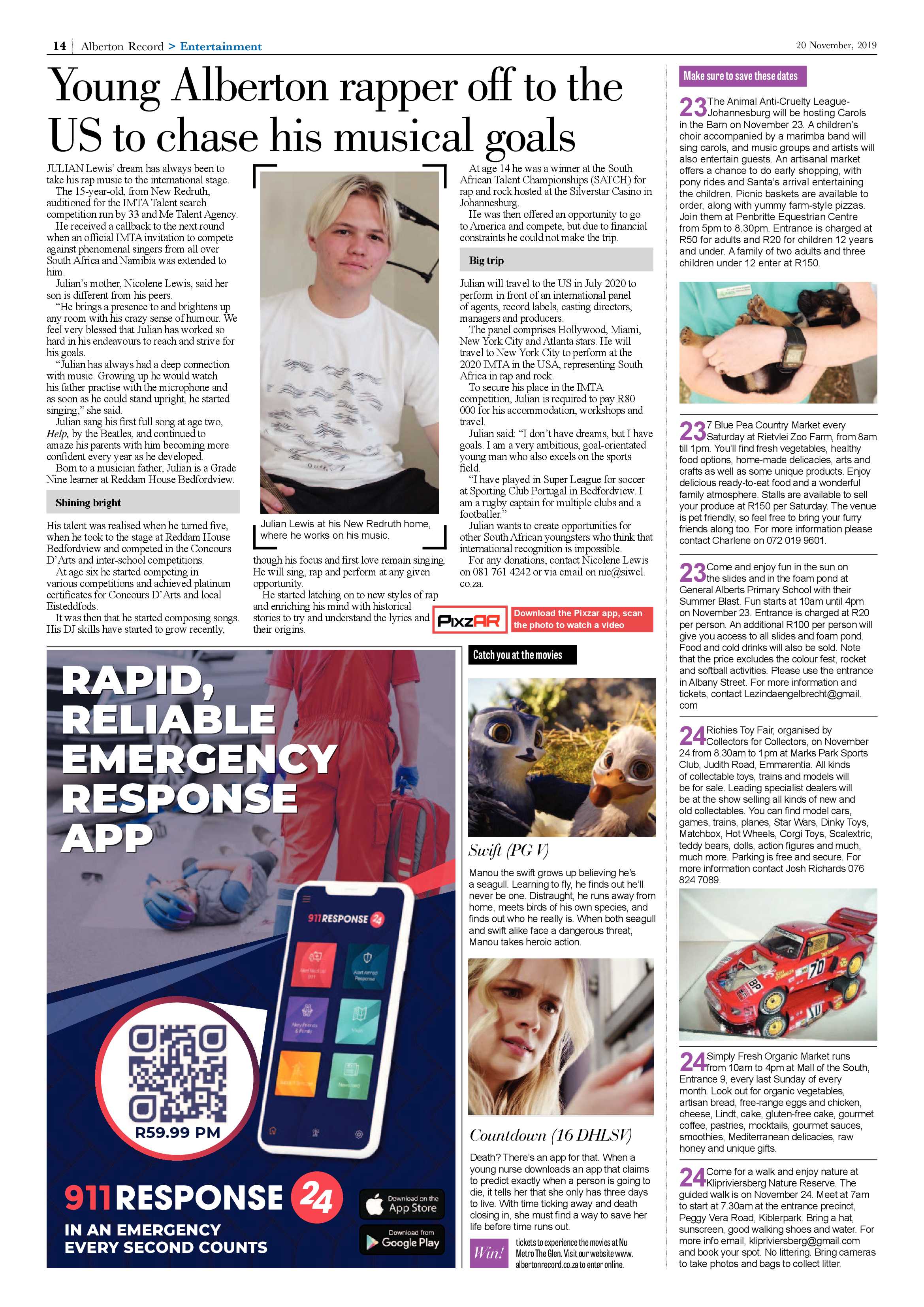 Alberton Record 20 November 2019 page 14