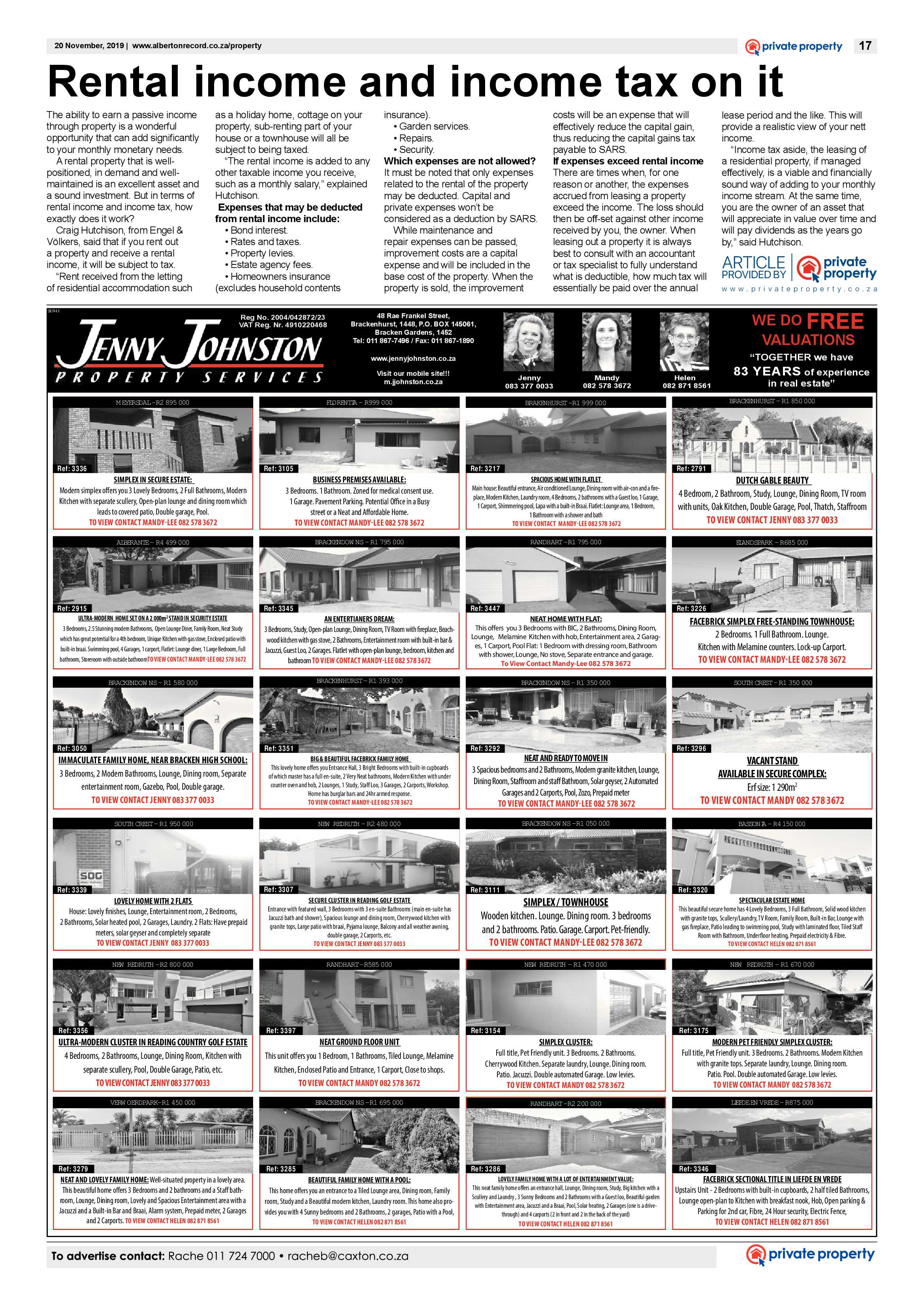 Alberton Record 20 November 2019 page 17