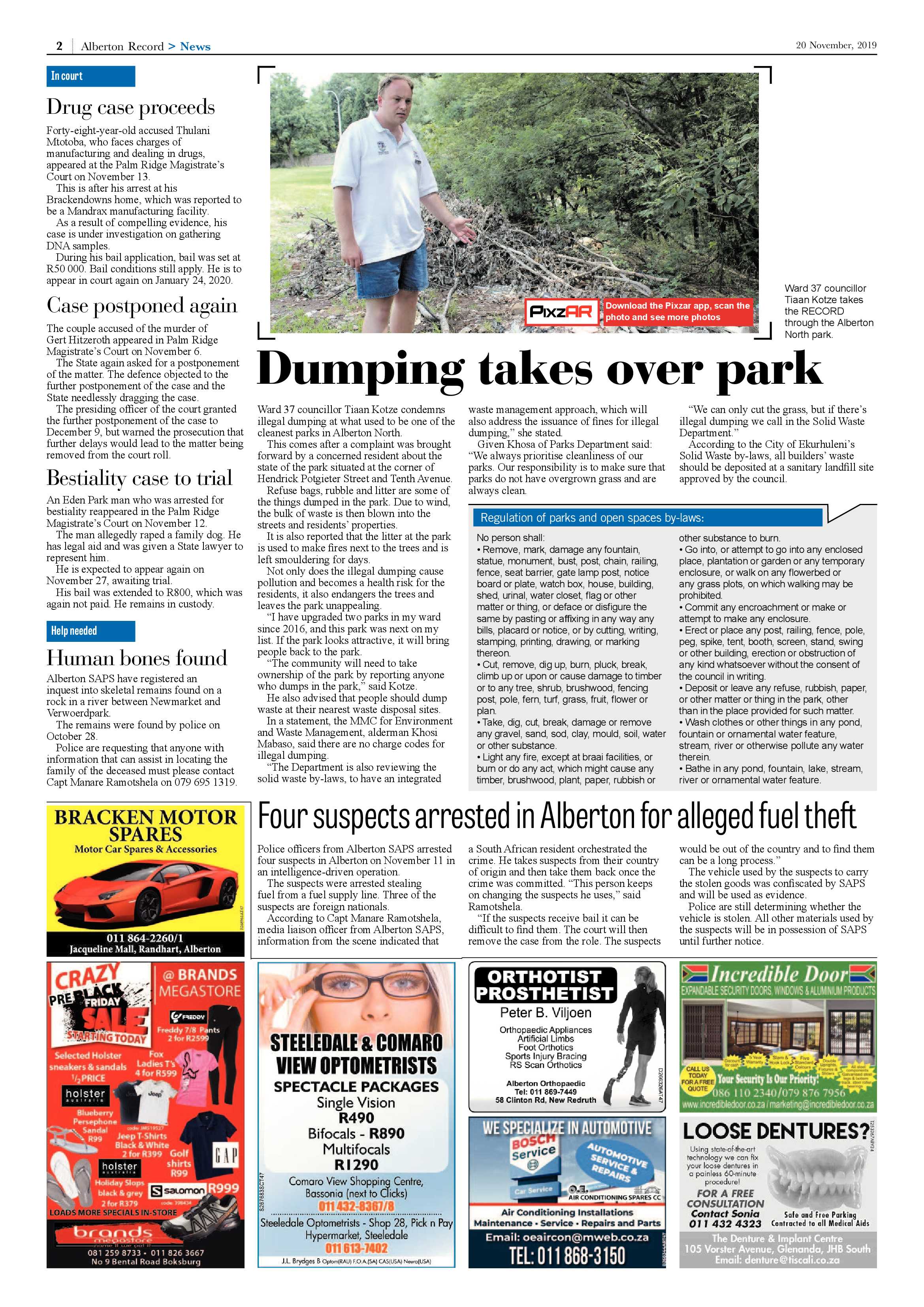 Alberton Record 20 November 2019 page 2