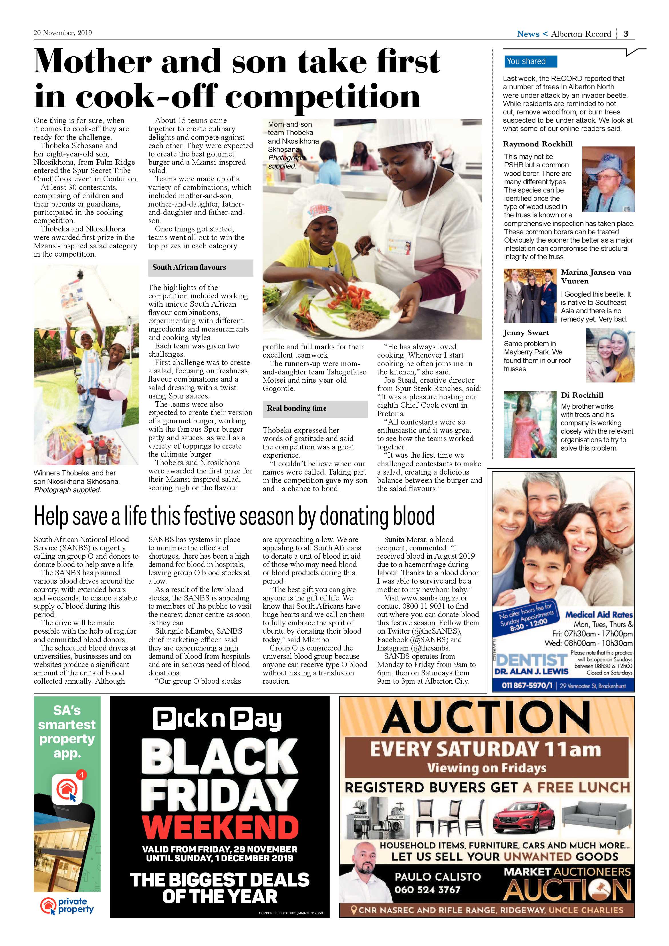 Alberton Record 20 November 2019 page 3