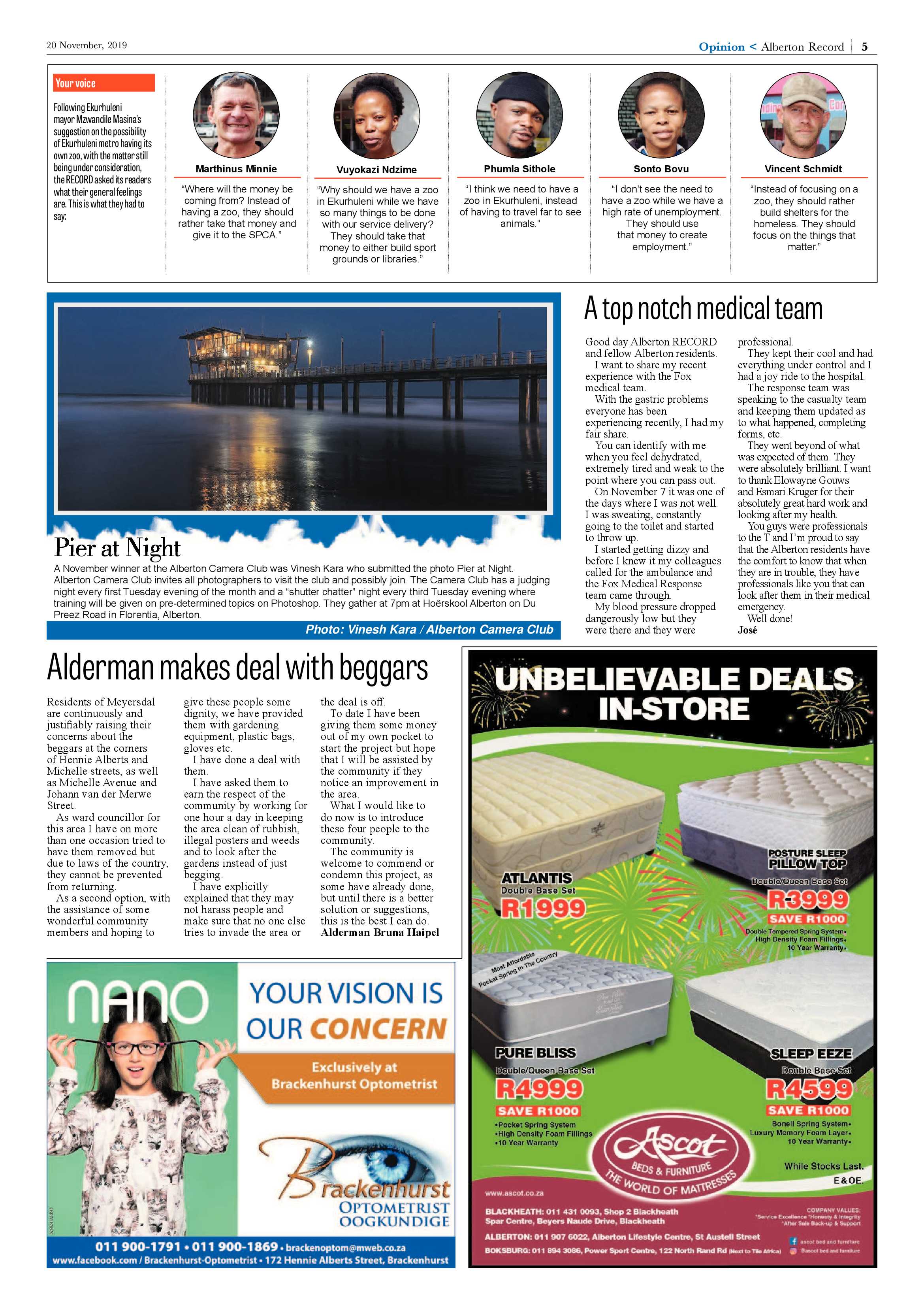 Alberton Record 20 November 2019 page 5