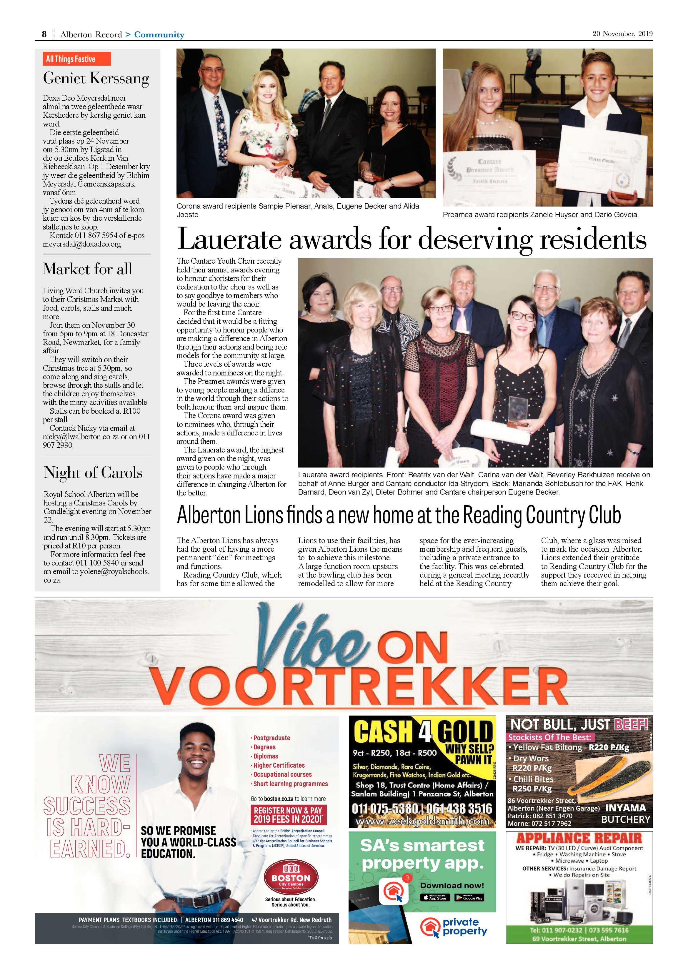 Alberton Record 20 November 2019 page 8