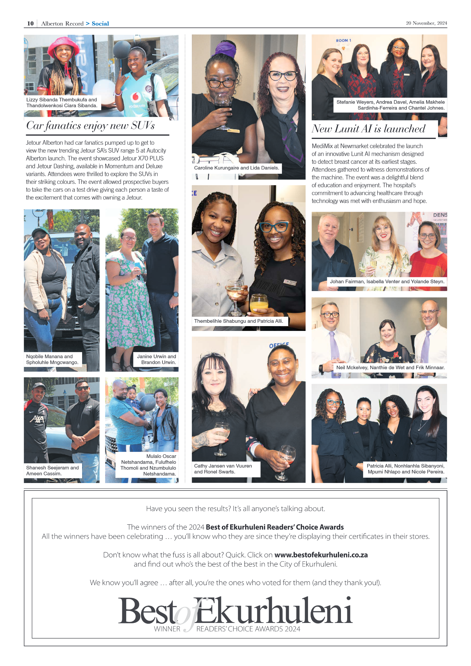 Alberton Record 20 Novemberr 2024 page 12