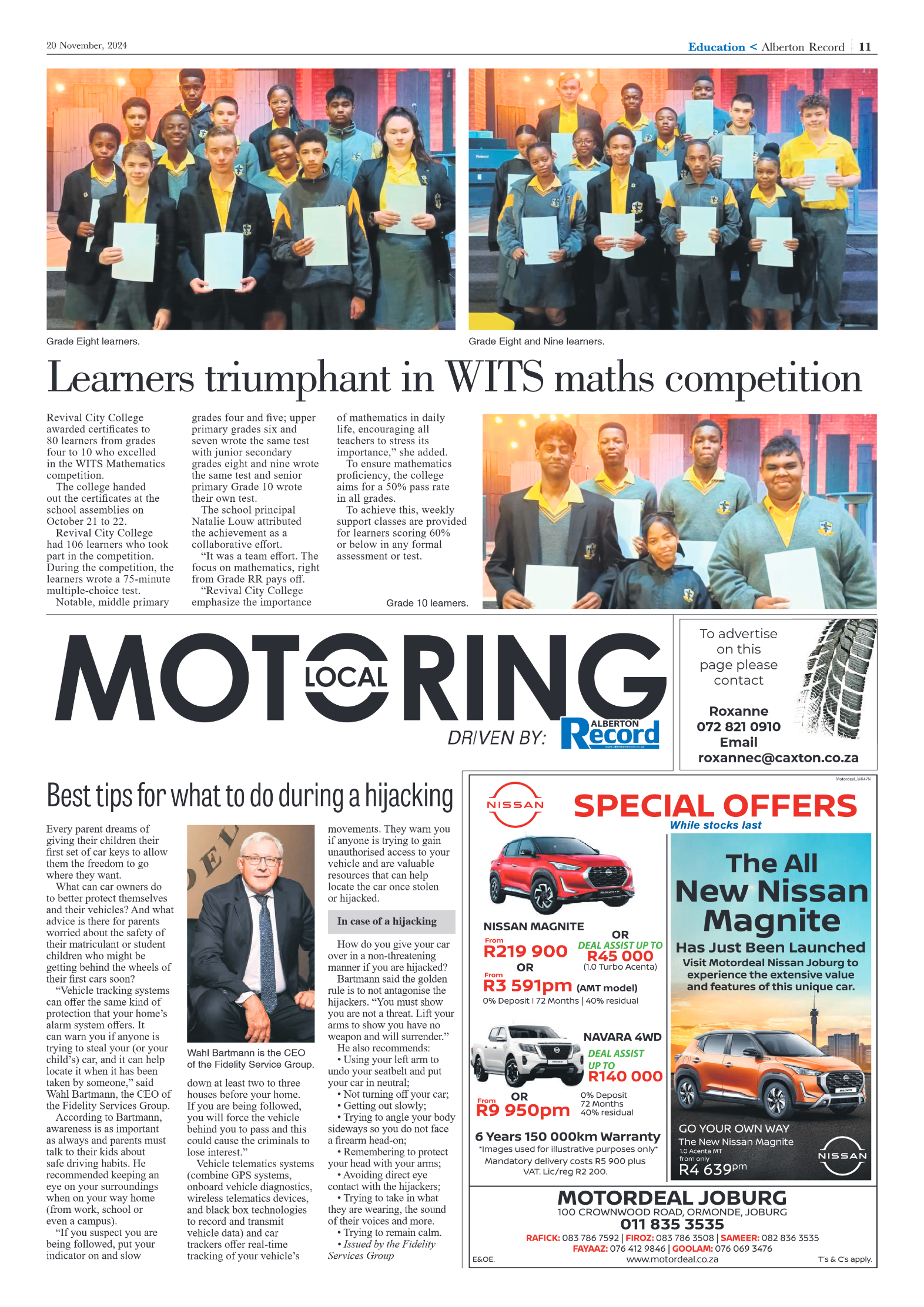 Alberton Record 20 Novemberr 2024 page 13