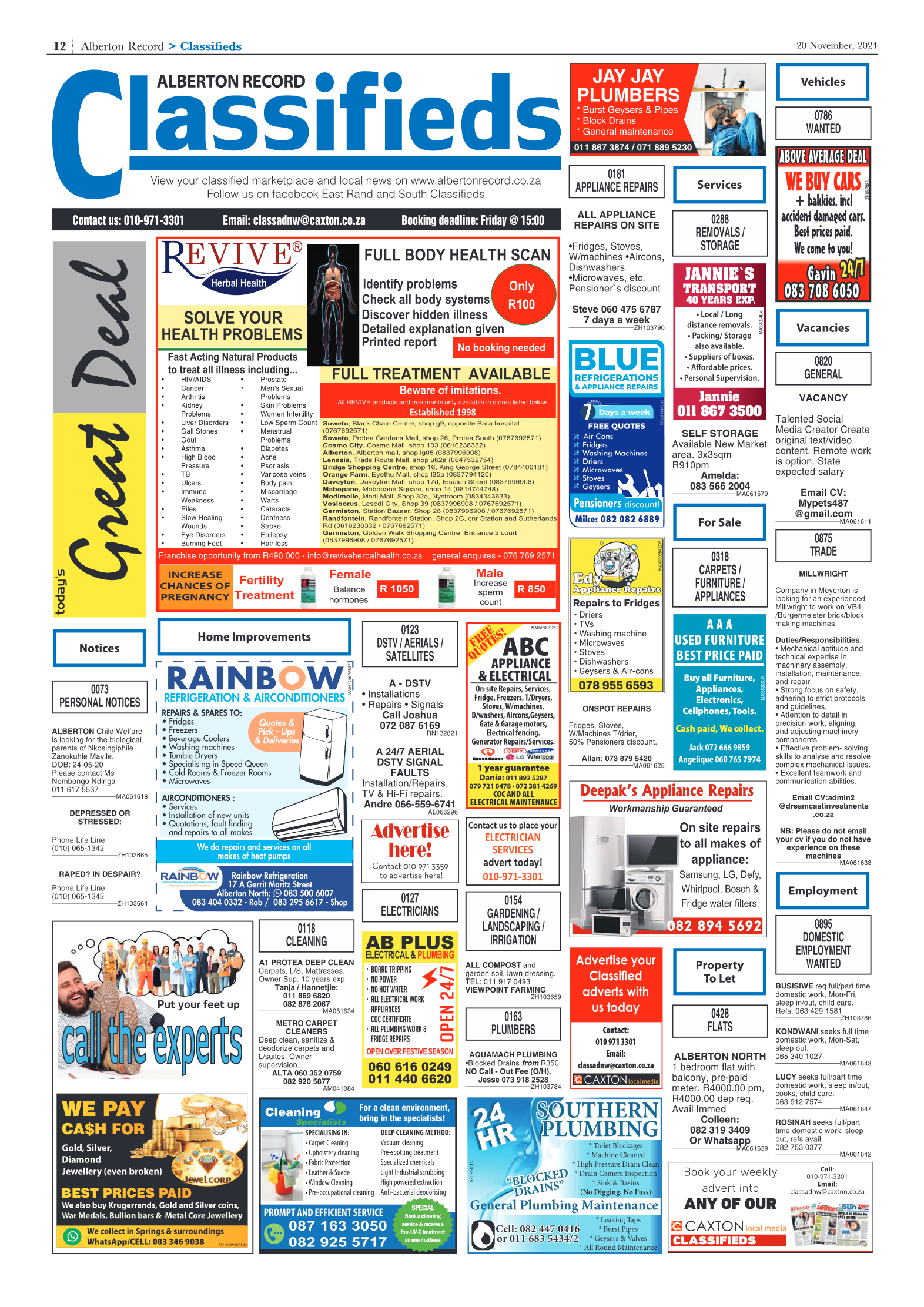 Alberton Record 20 Novemberr 2024 page 14