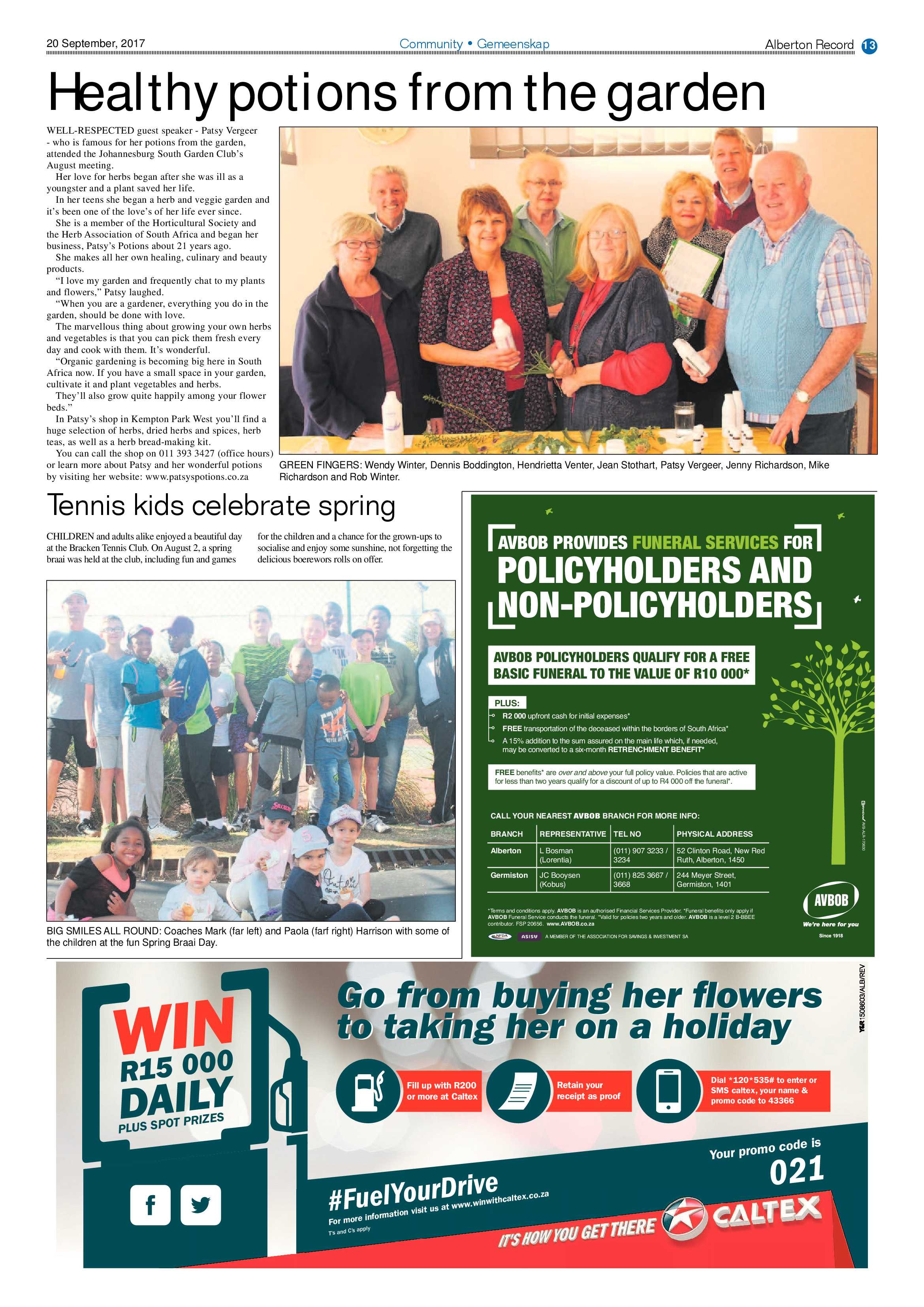 Alberton Record 20 September 2017 page 13